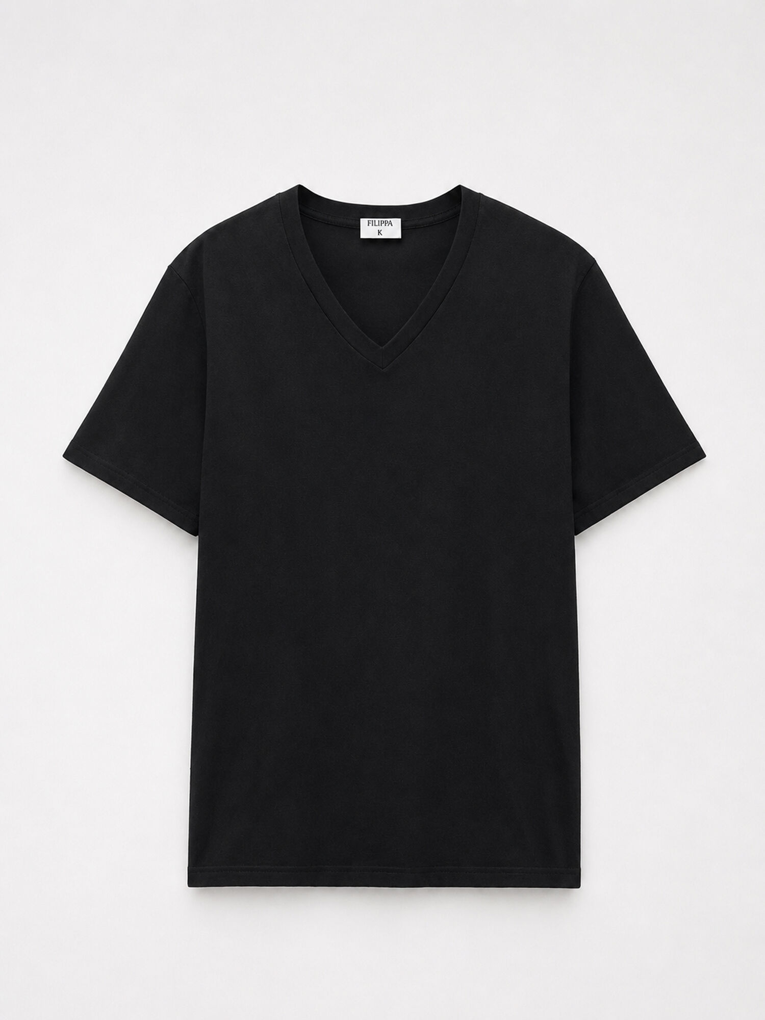 M. Lycra V-Neck Tee
