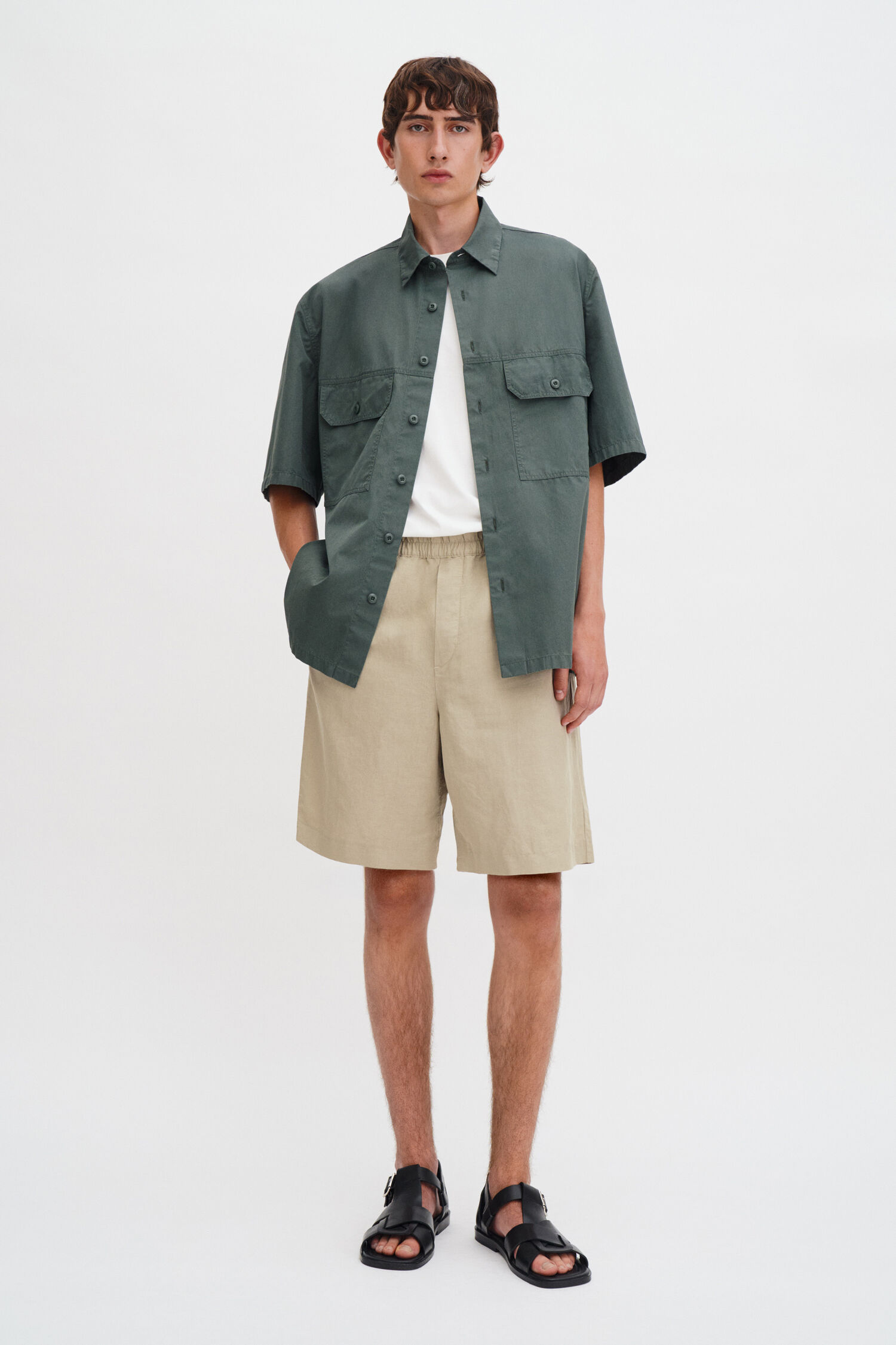 Theo Linen Shorts