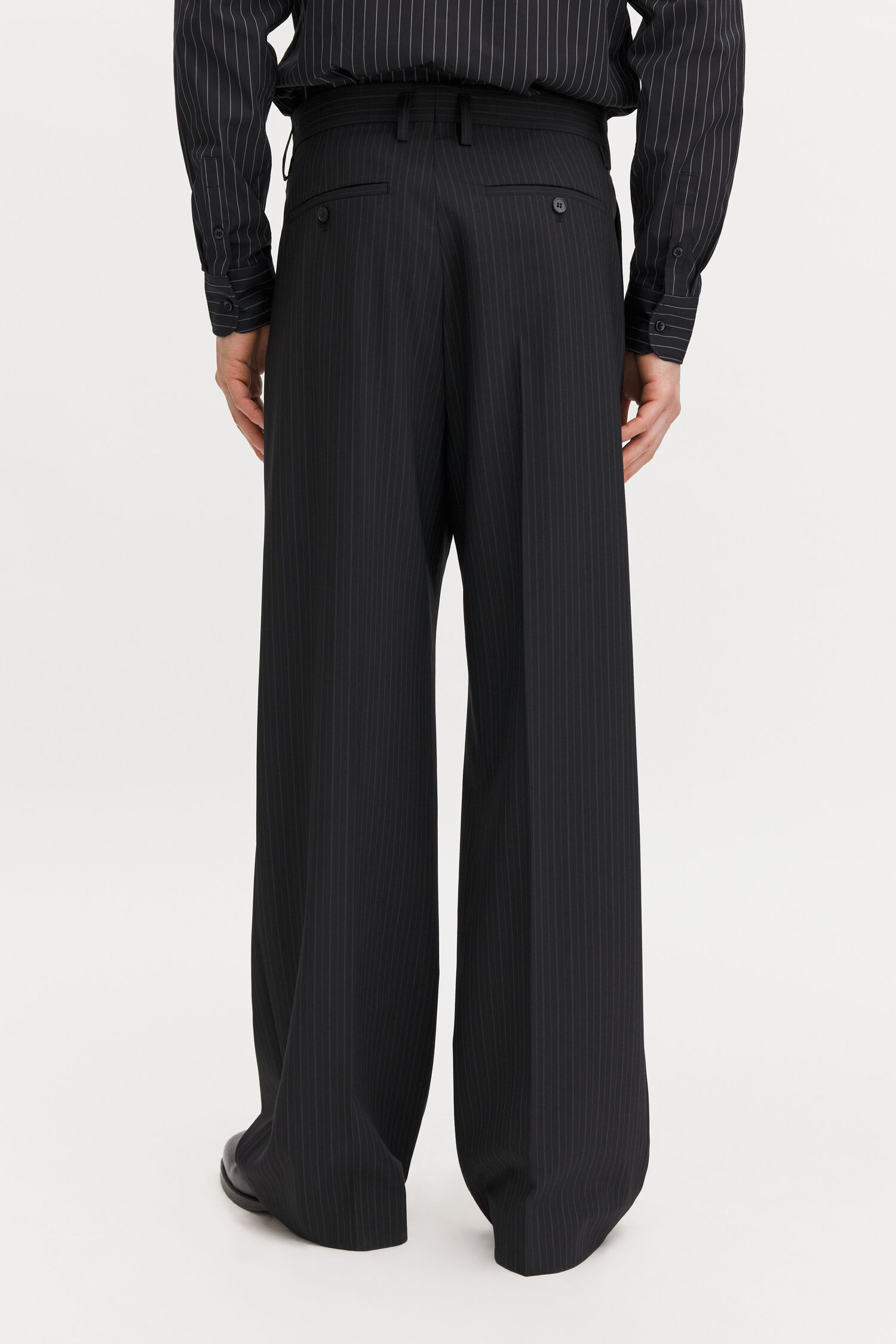 Milo Pinstripe Trousers