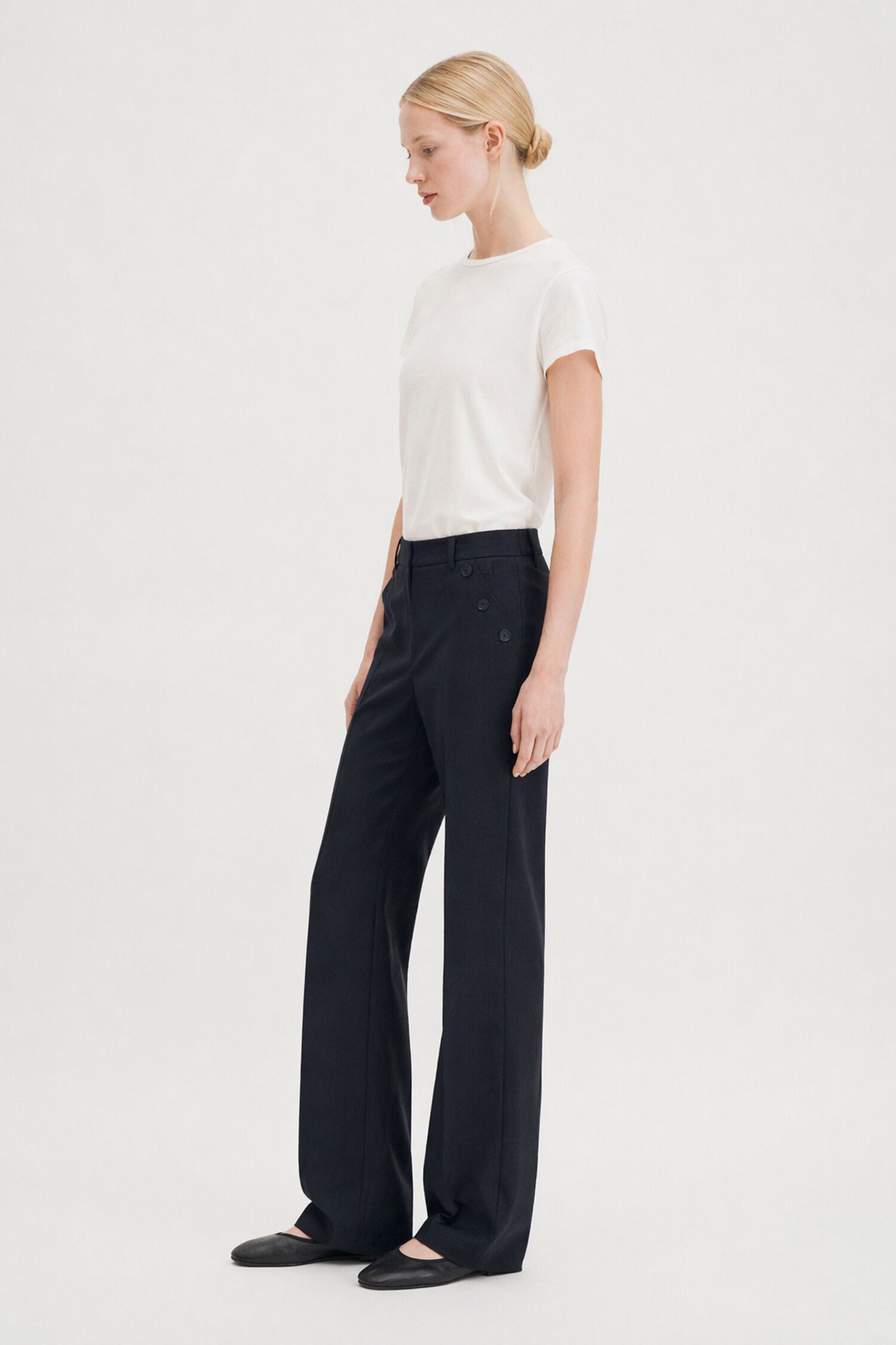 Straight Tailored Trousers