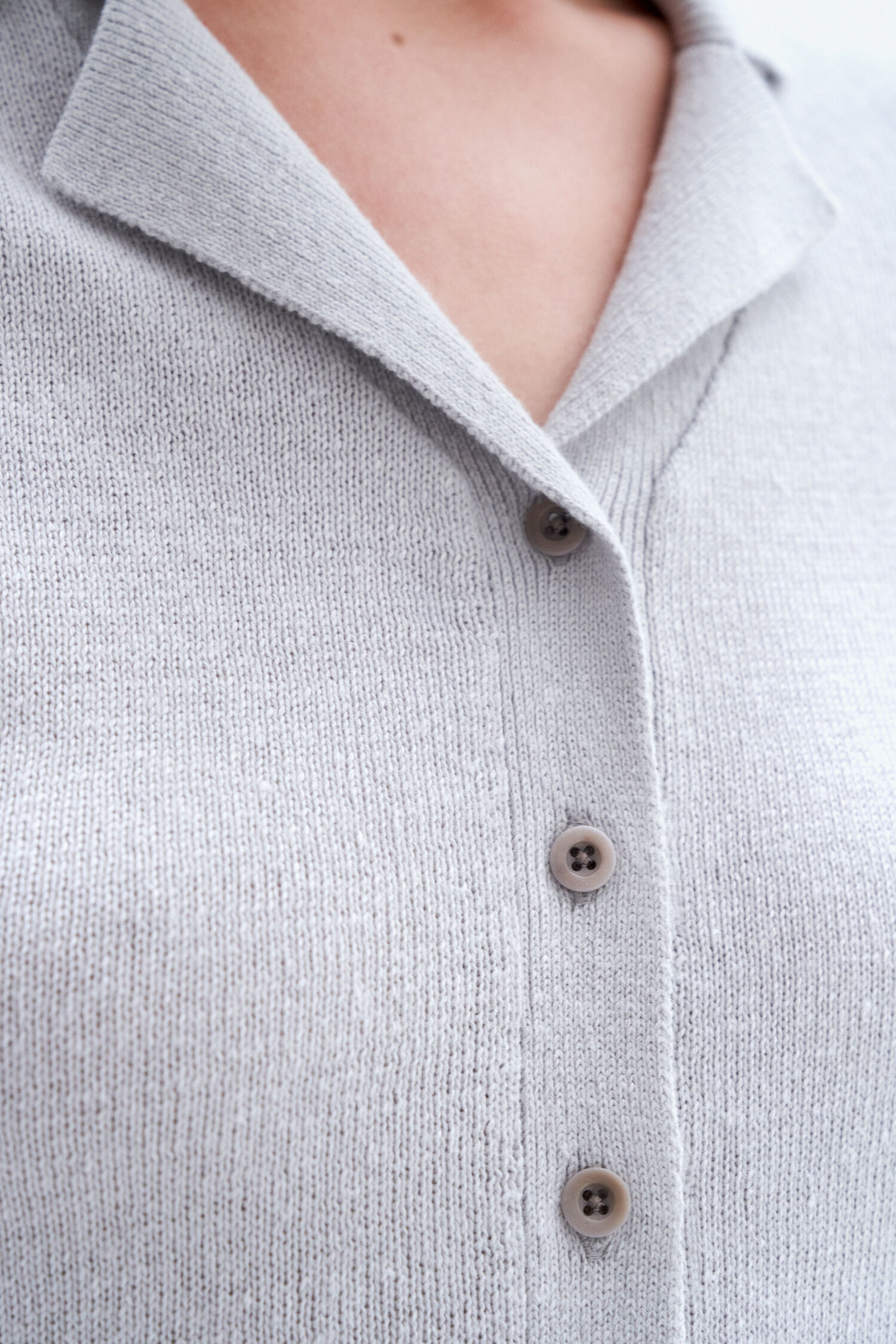 Cotton Linen Knit Top