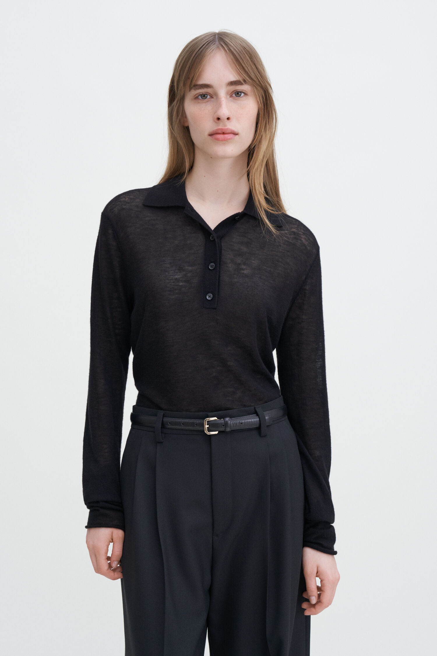  Knit Polo Sweater