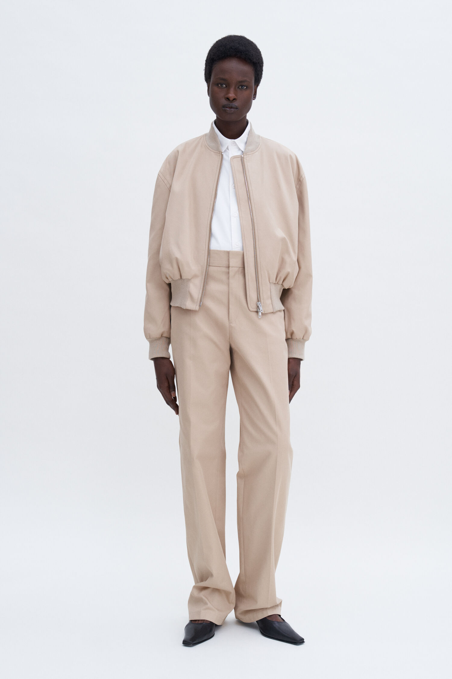 Tailored Cotton Trousers