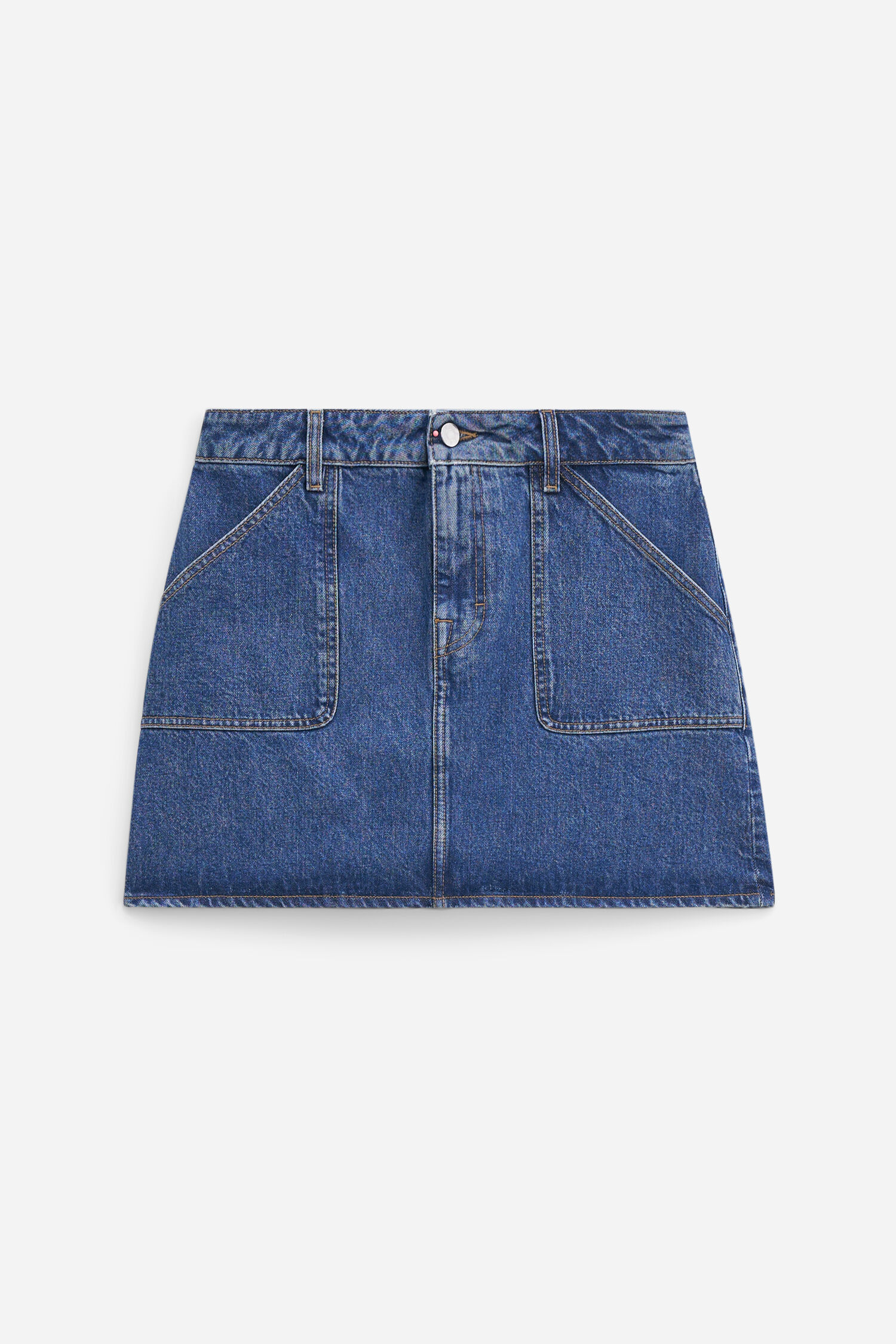Patch Pocket Mini Skirt