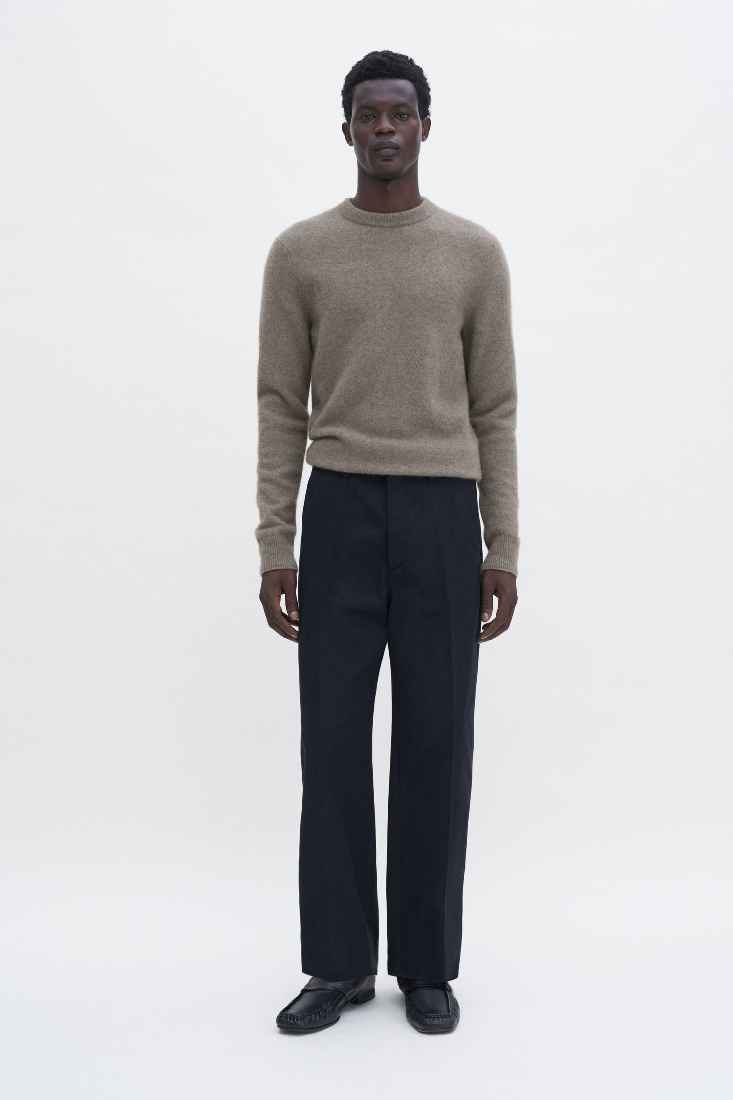 Oversized Cropped Work Trousers