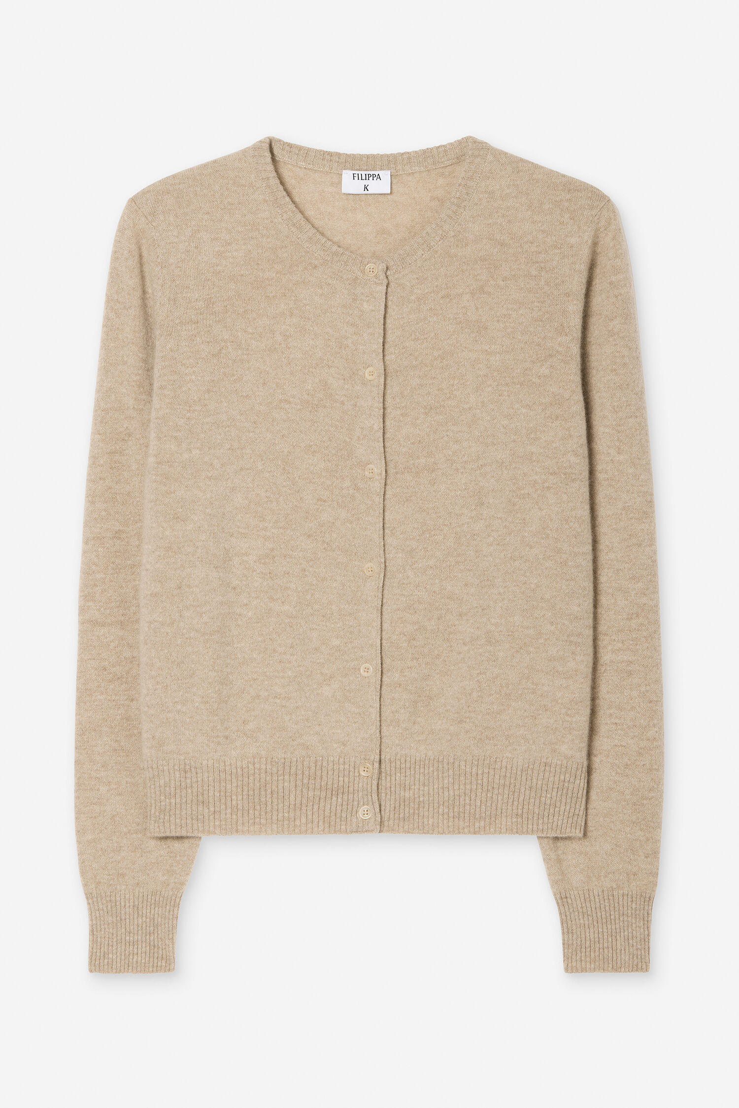 Cashmere Crewneck Cardigan