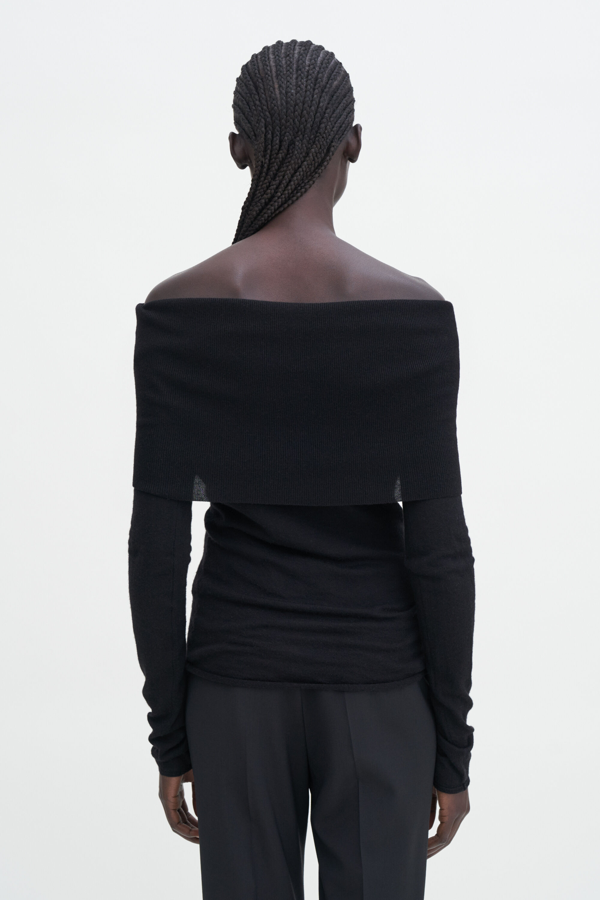 Black shoulder top outlet
