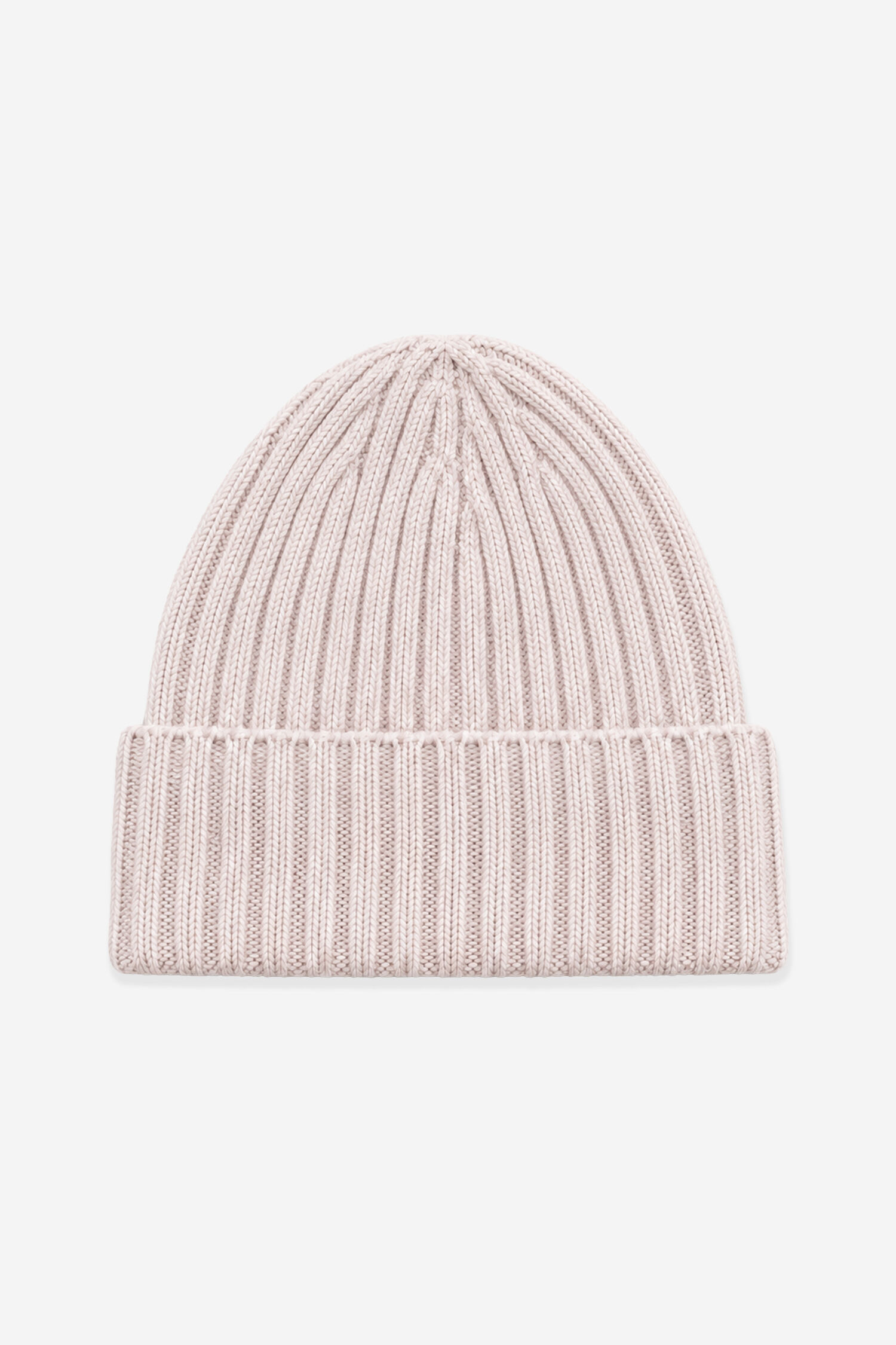 Wool Cashmere Rib Hat