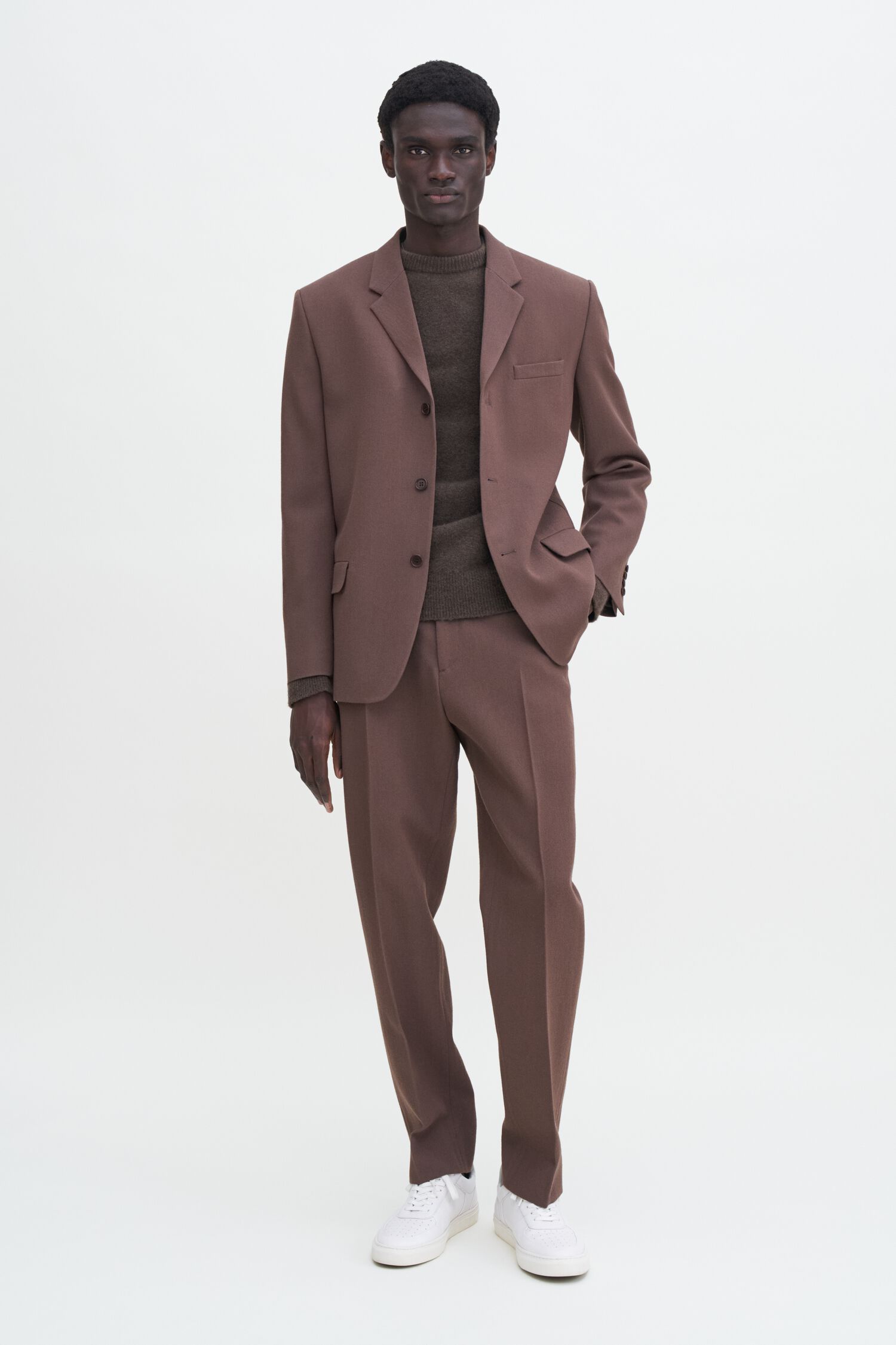 2600~ID Virgin Wool Single Breasted IDENTITY Blazer main image 1