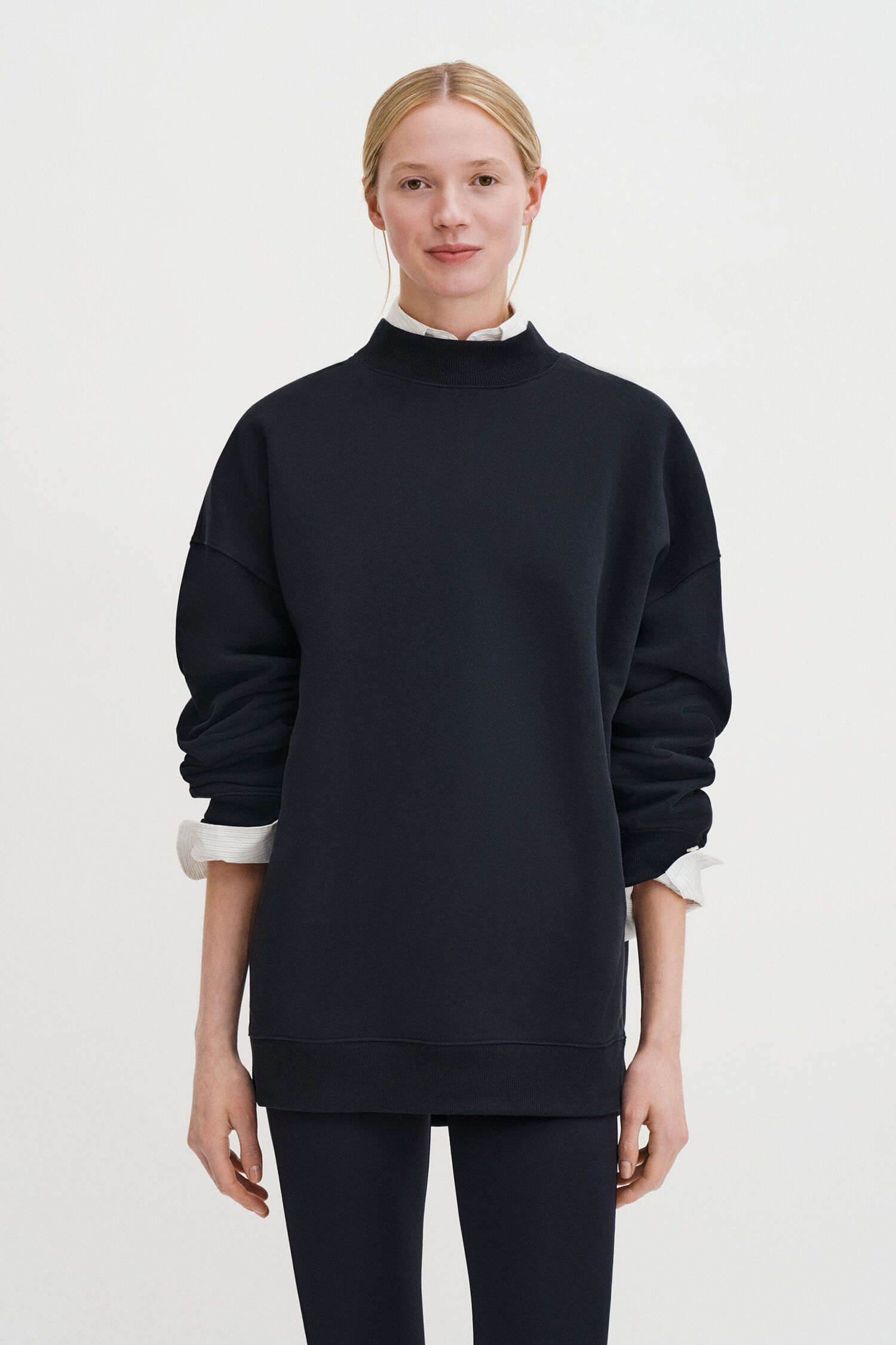 Oversized Brushed Cotton Sweat