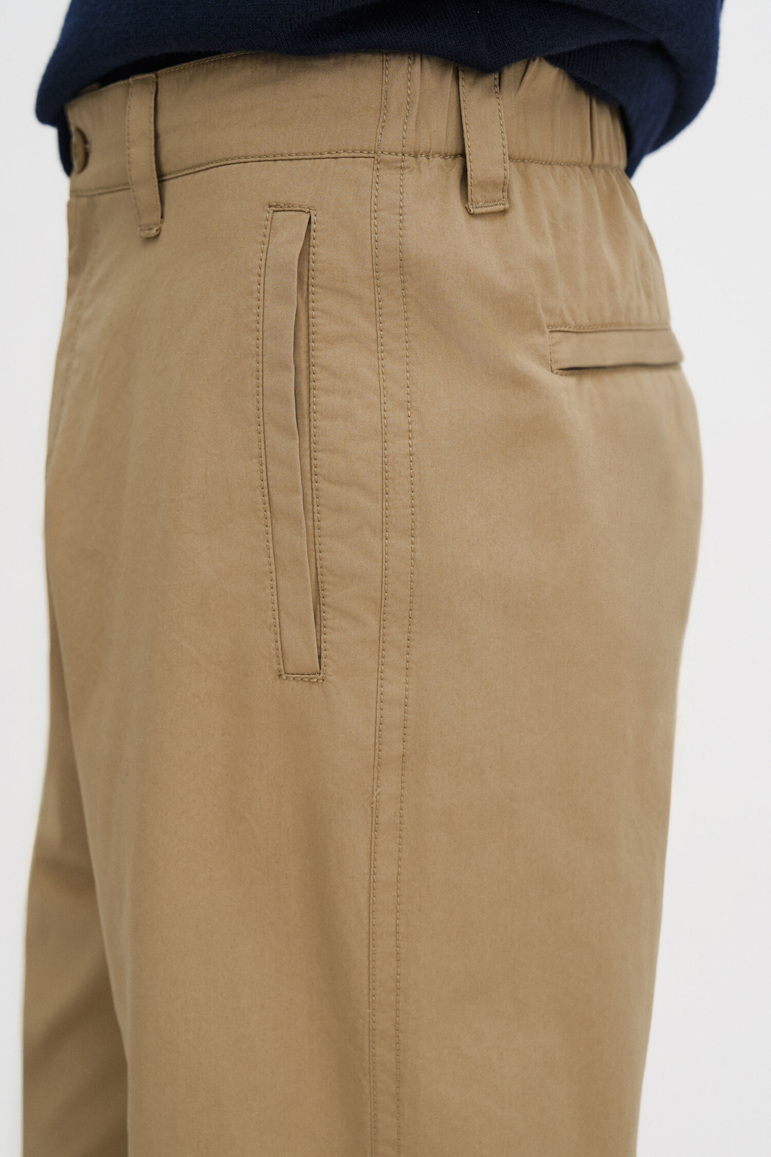 Flynn Washed Cotton Trousers
