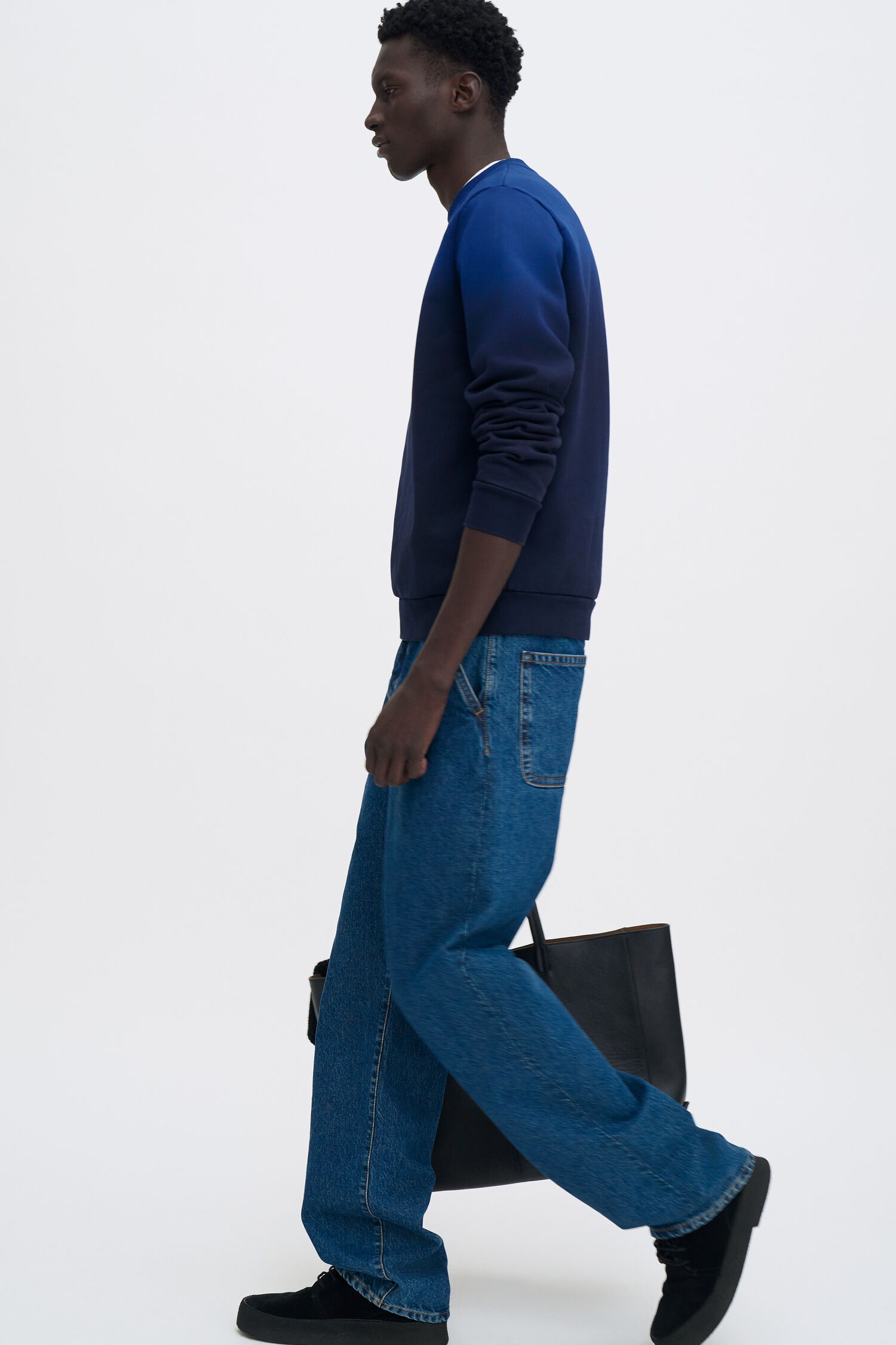 Cotton Dip-Dyed Sweatshirt