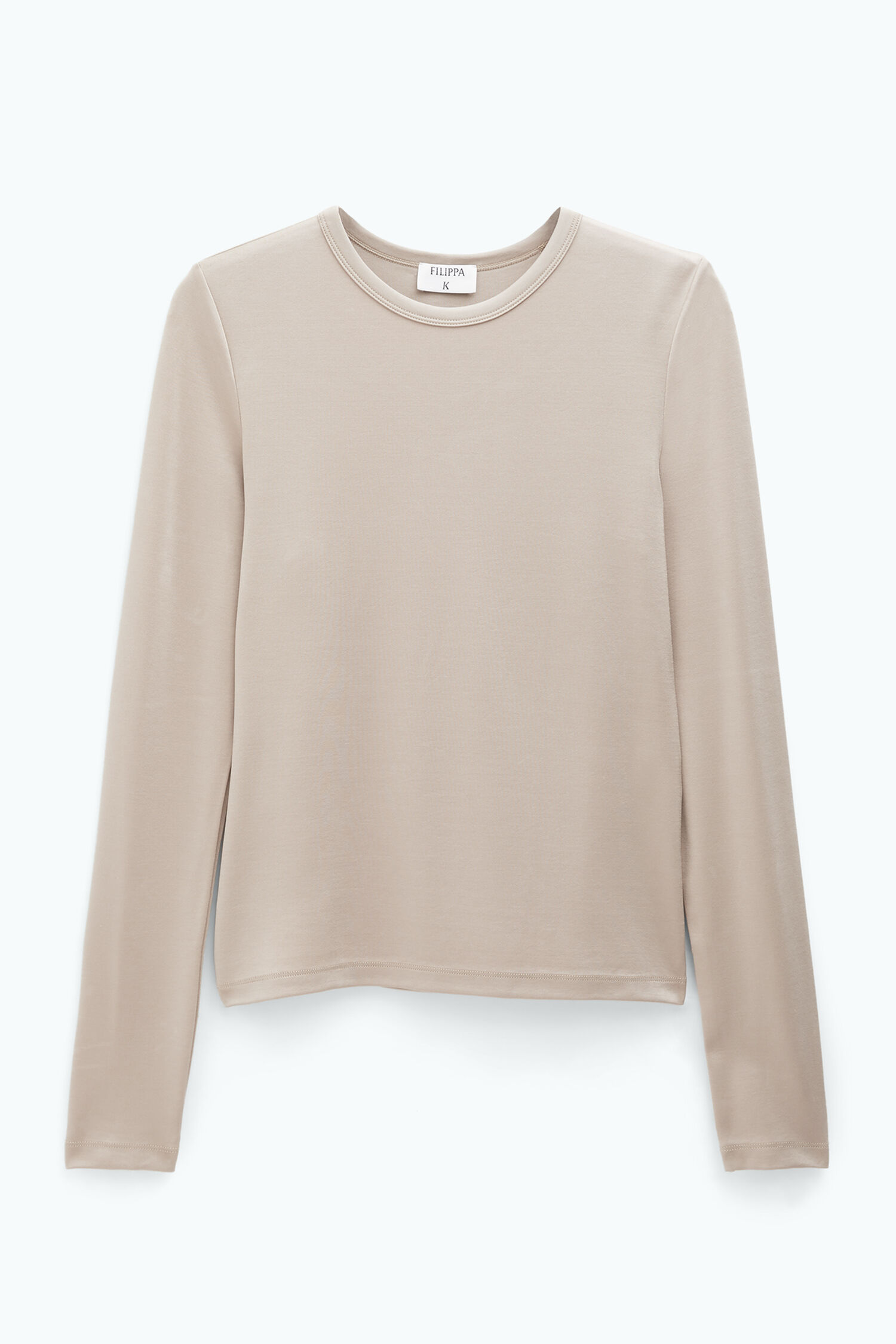 Shiny long outlet sleeve top