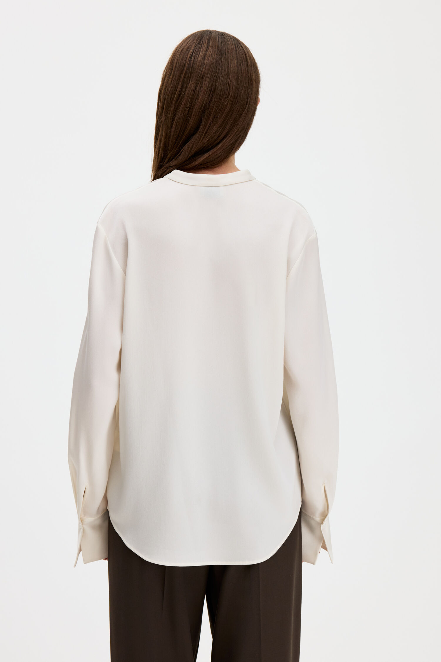 Half Placket Collar Blouse