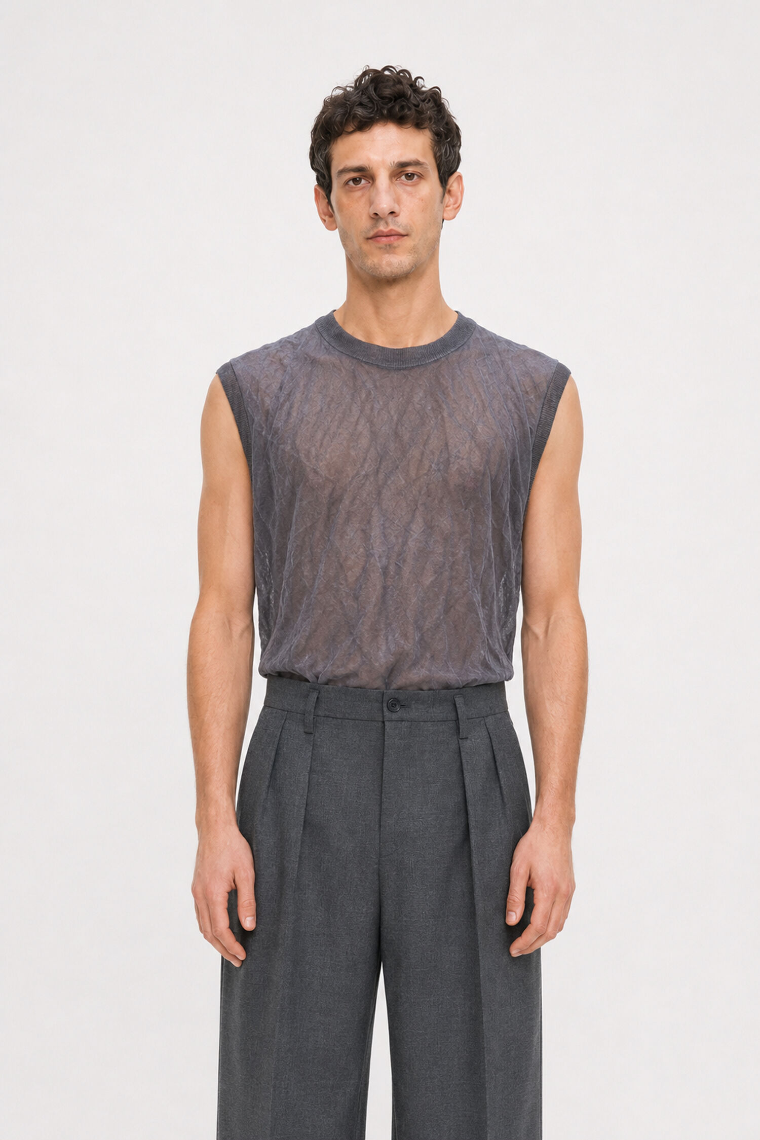Crinkled Vest