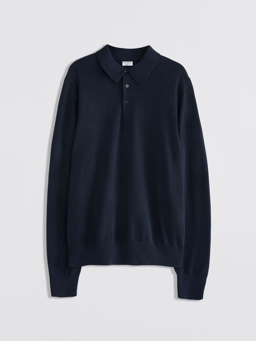 Knitted Polo Shirt