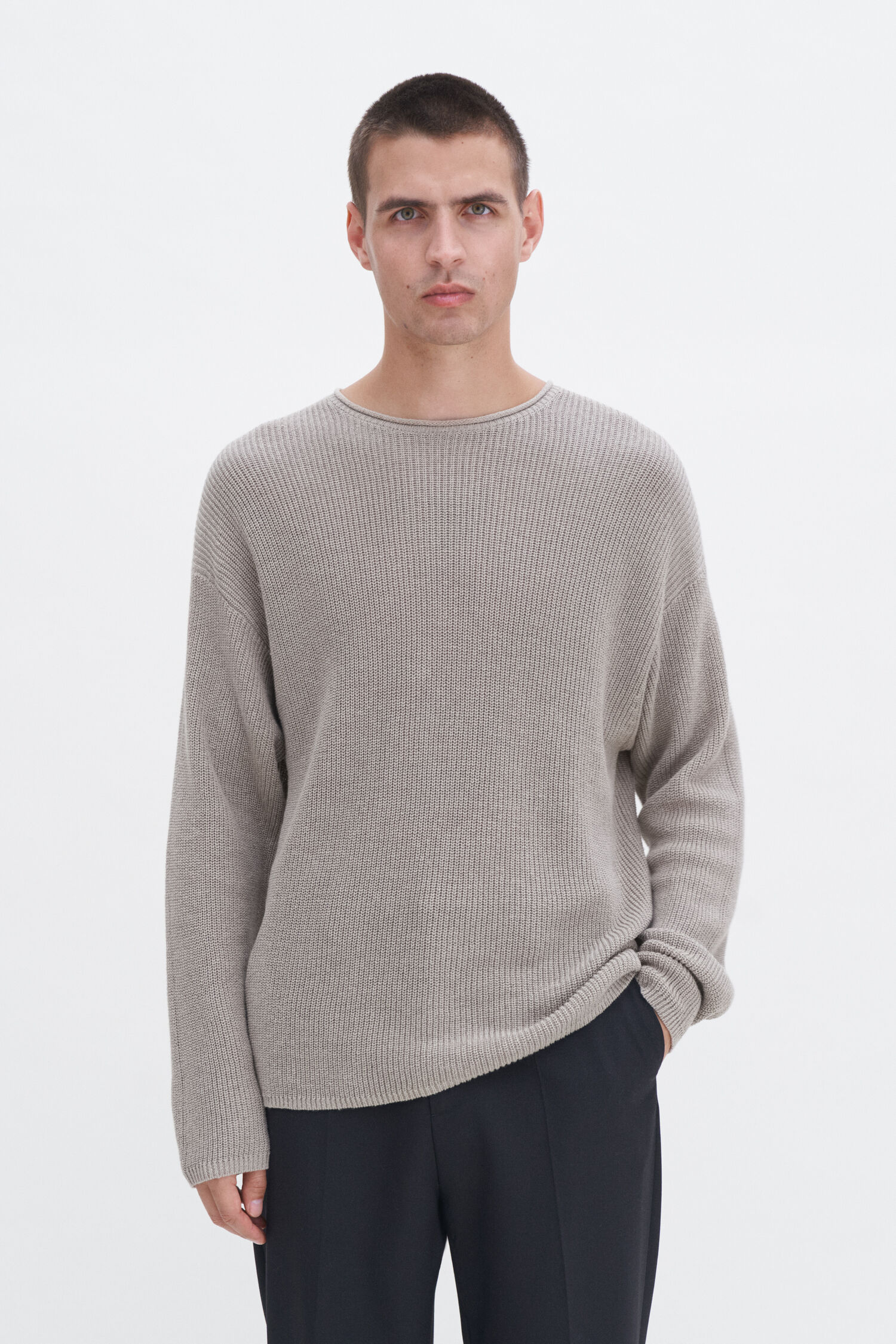 Relaxed Linen Sweater