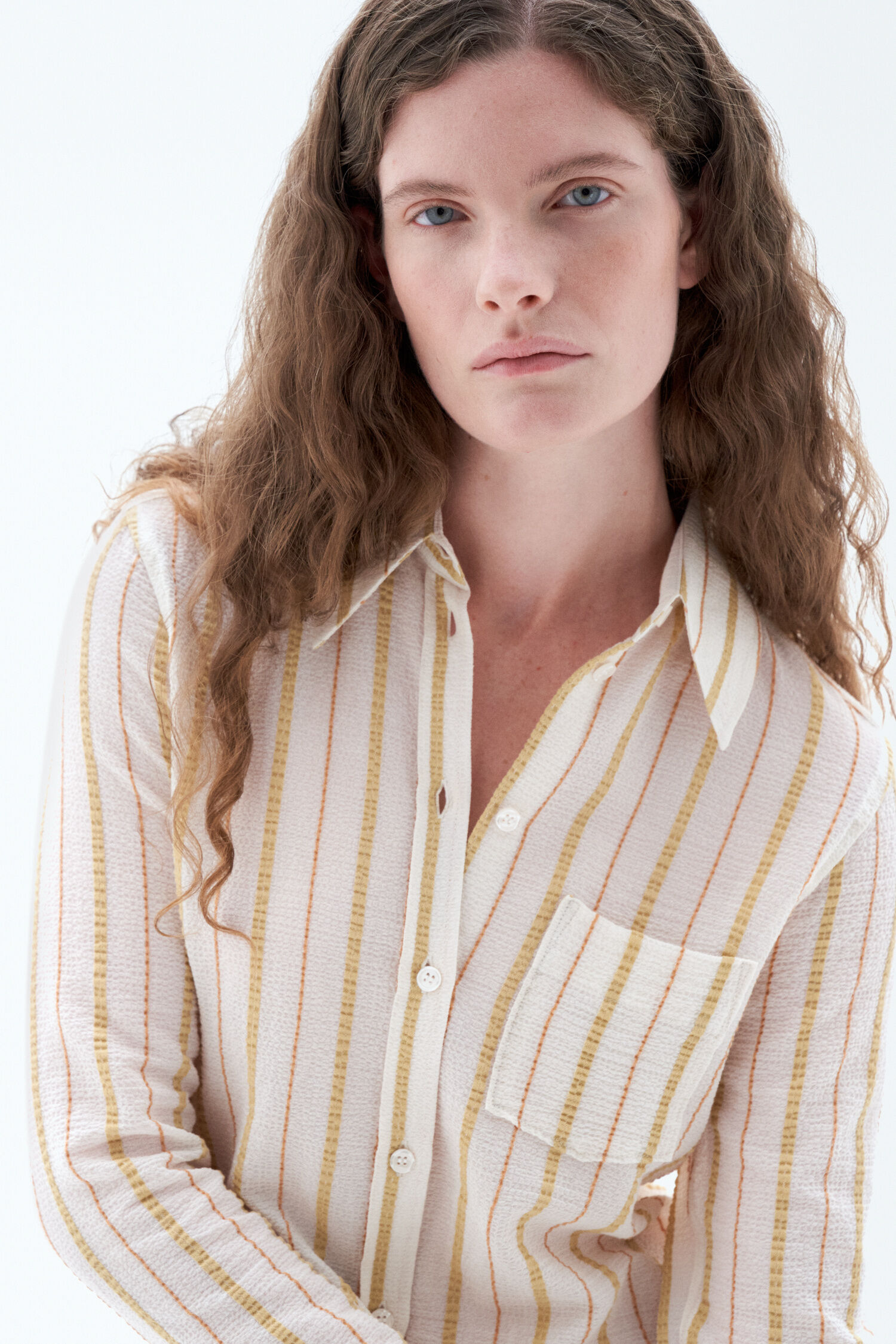 Seersucker Stripe Shirt