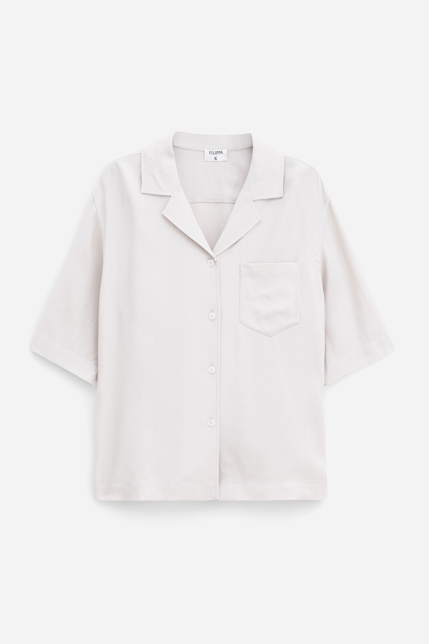 Draped Twill Shirt