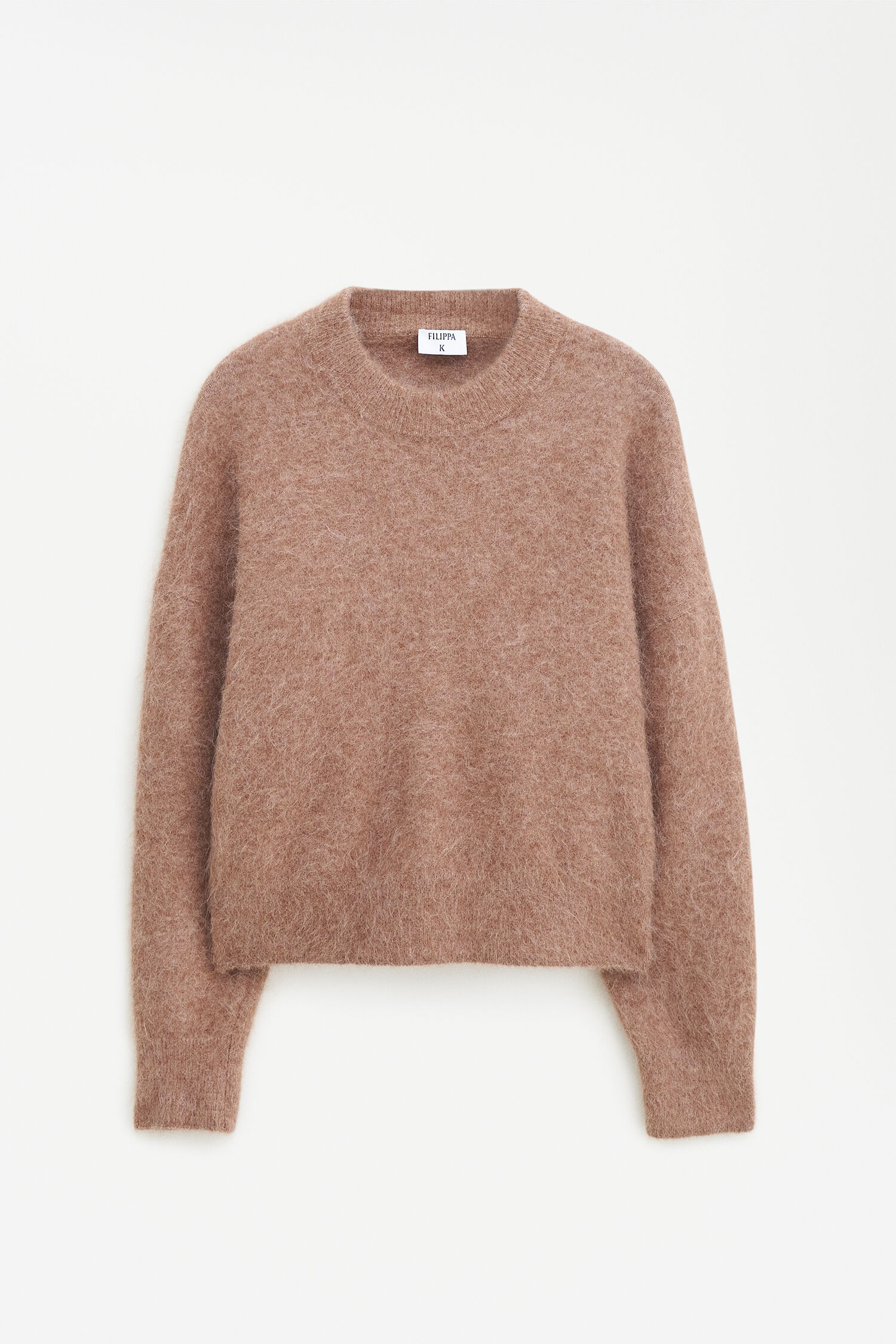 Fluffy Sweater - Dark Beige | Filippa K