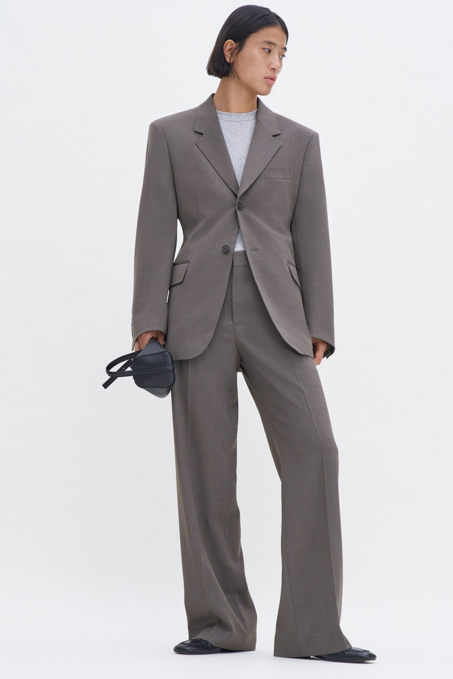 Black Hourglass Slim-Fit Blazer Coat main image 1