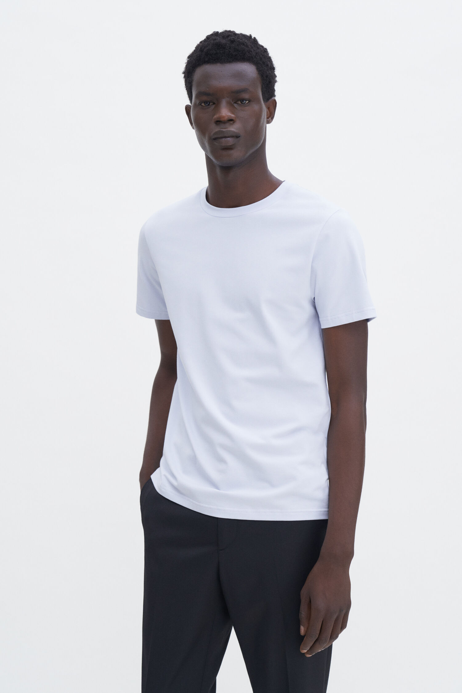 Stretch Cotton Tee