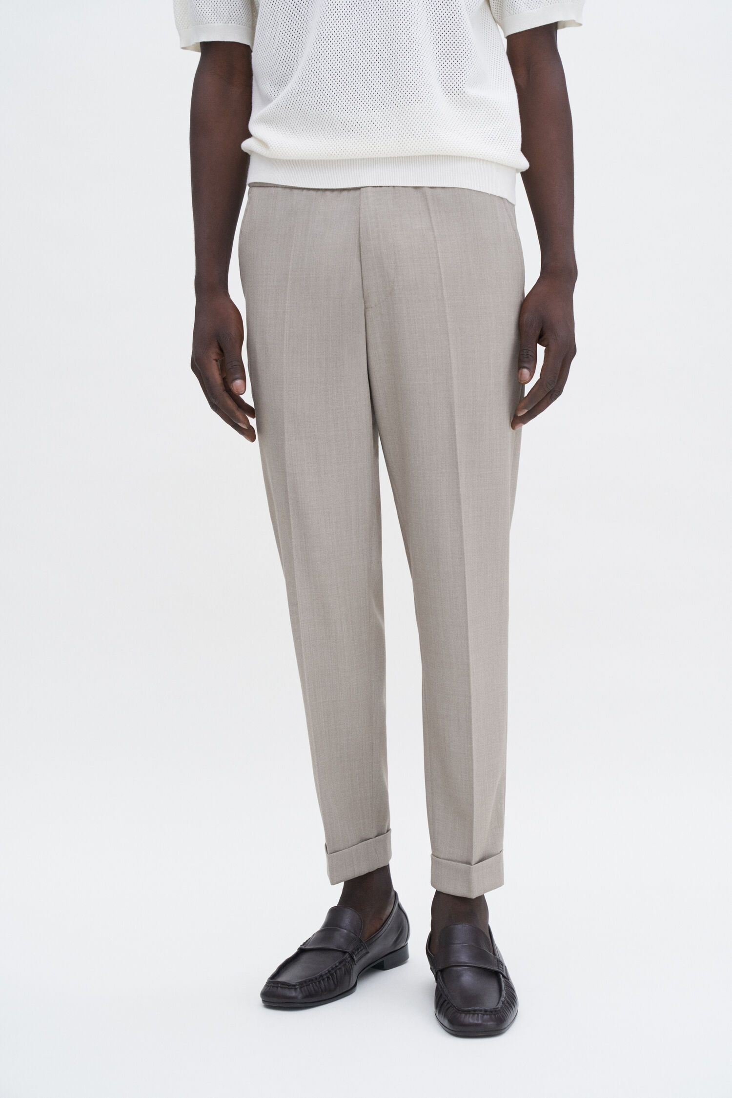 Terry Cropped Trousers