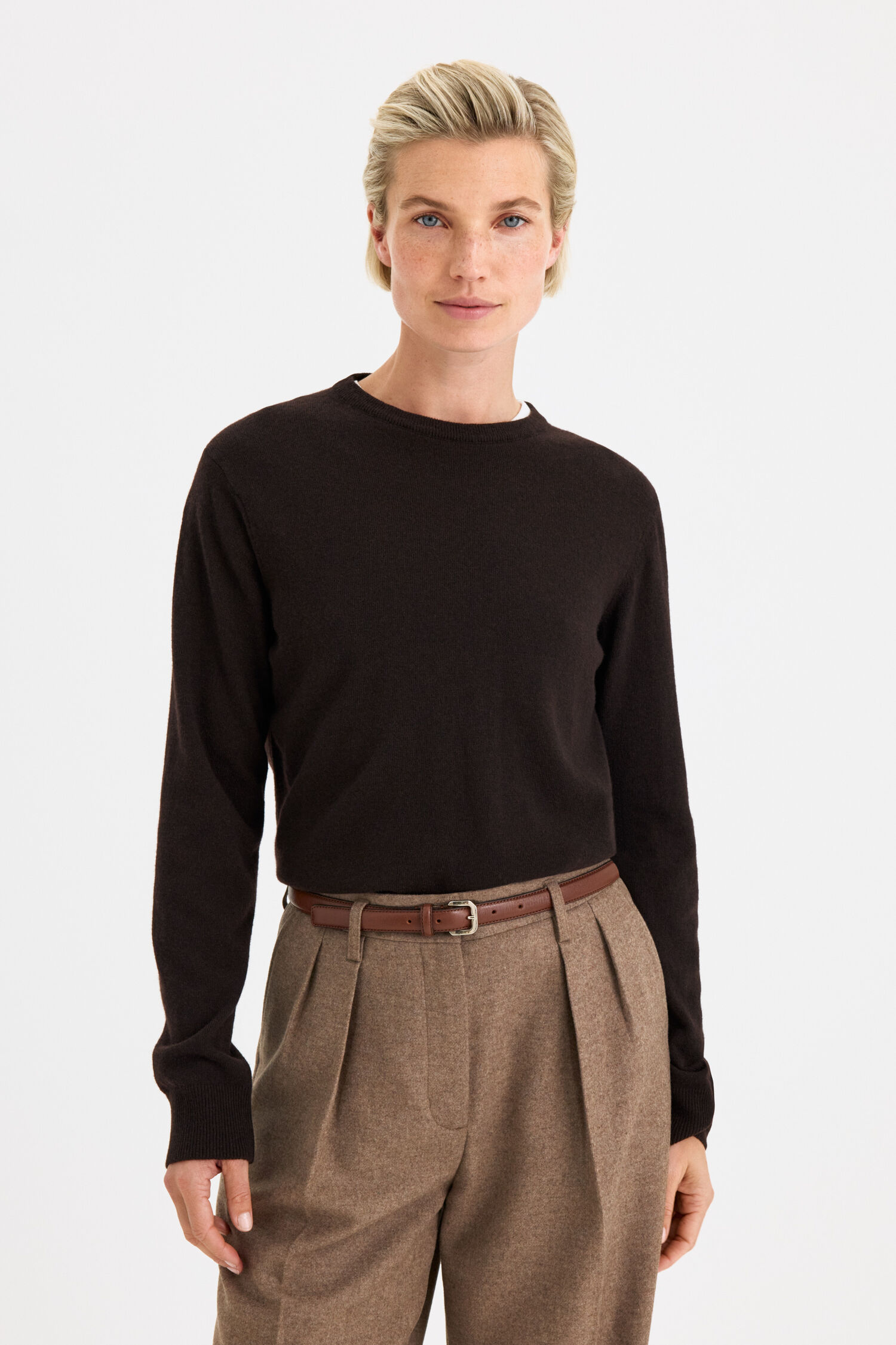 Soft Wool Crewneck Sweater