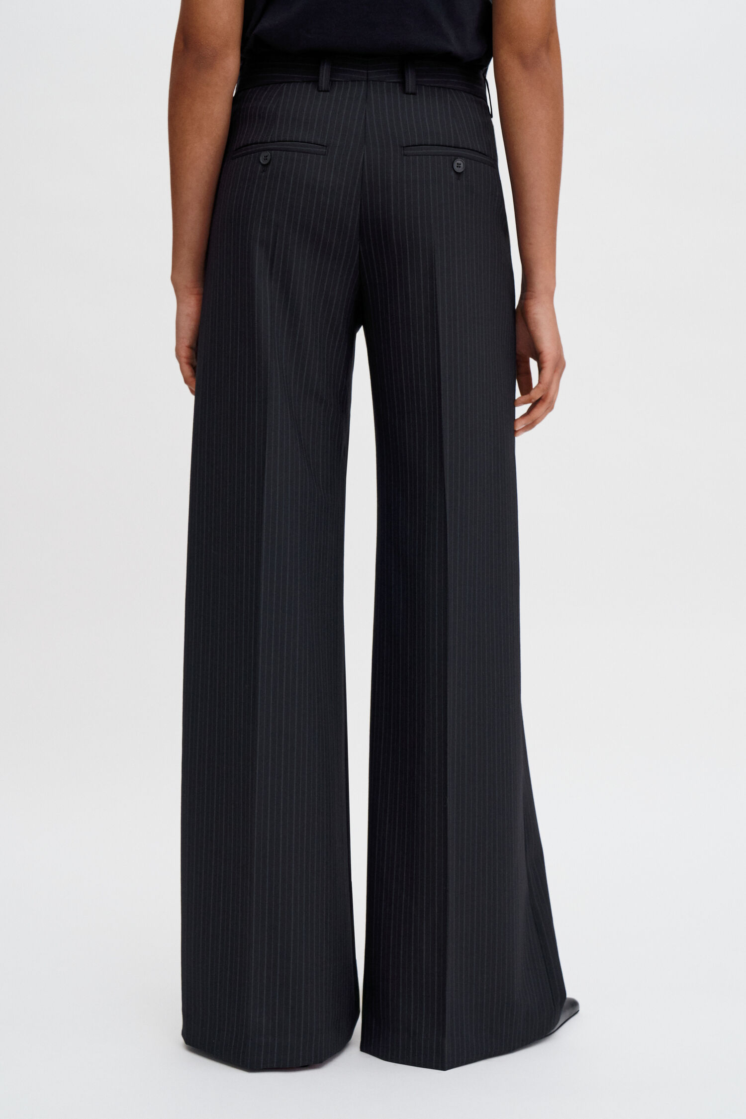Harlow Pinstripe Trousers