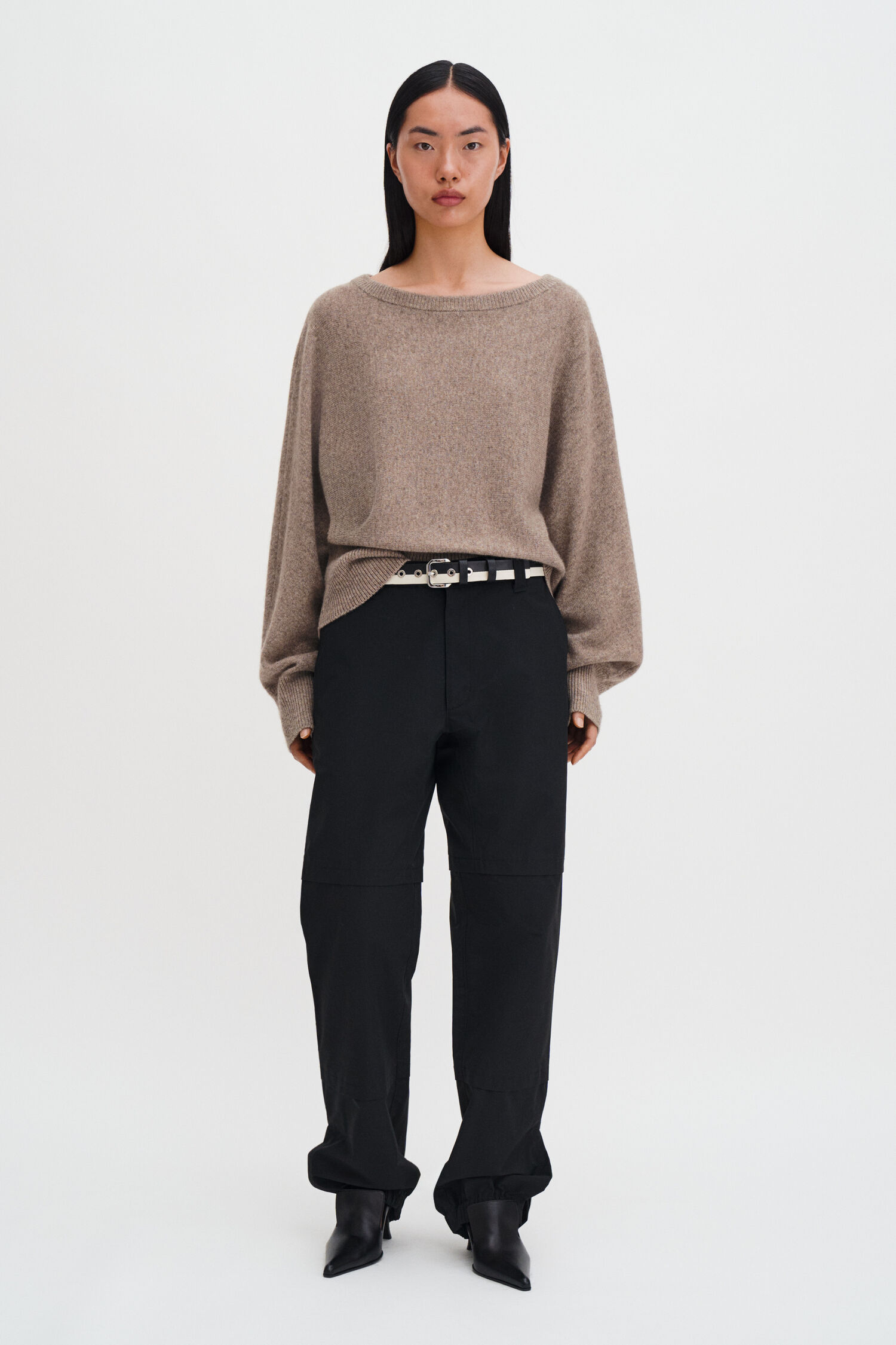 Wool Yak Boatneck Sweater