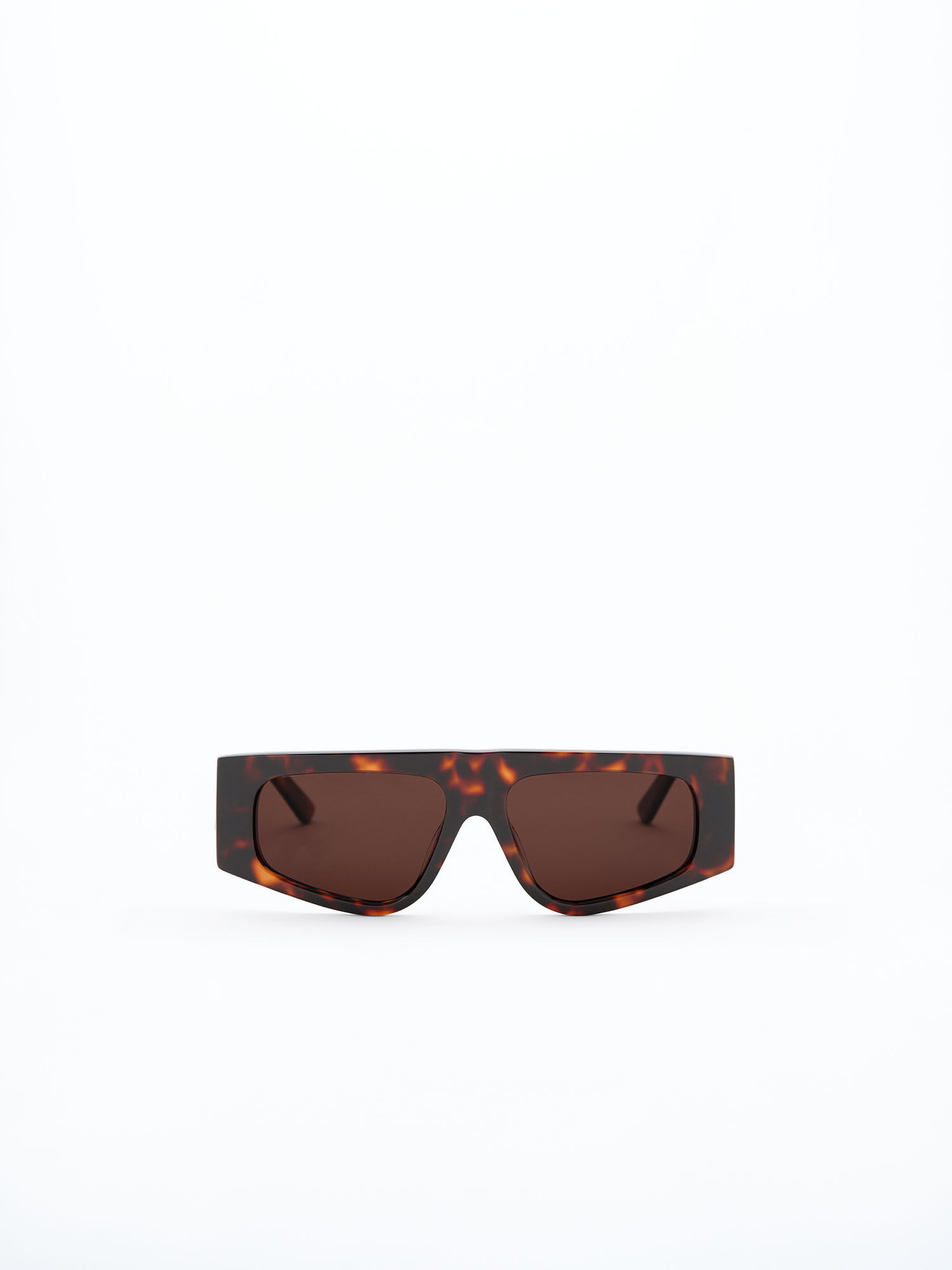 Angled Acetate Sunglasses