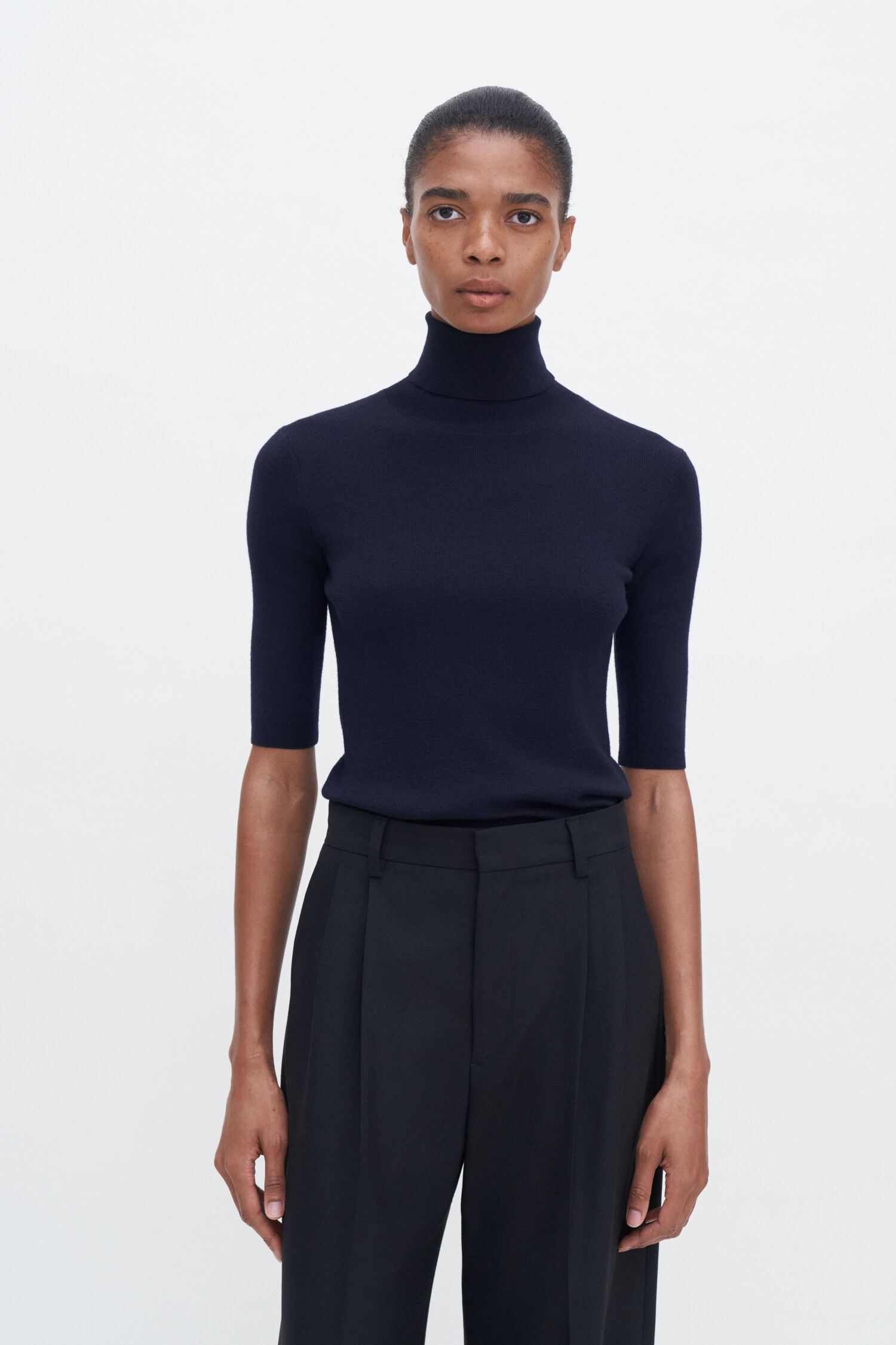 Merino Elbow Sleeve Top