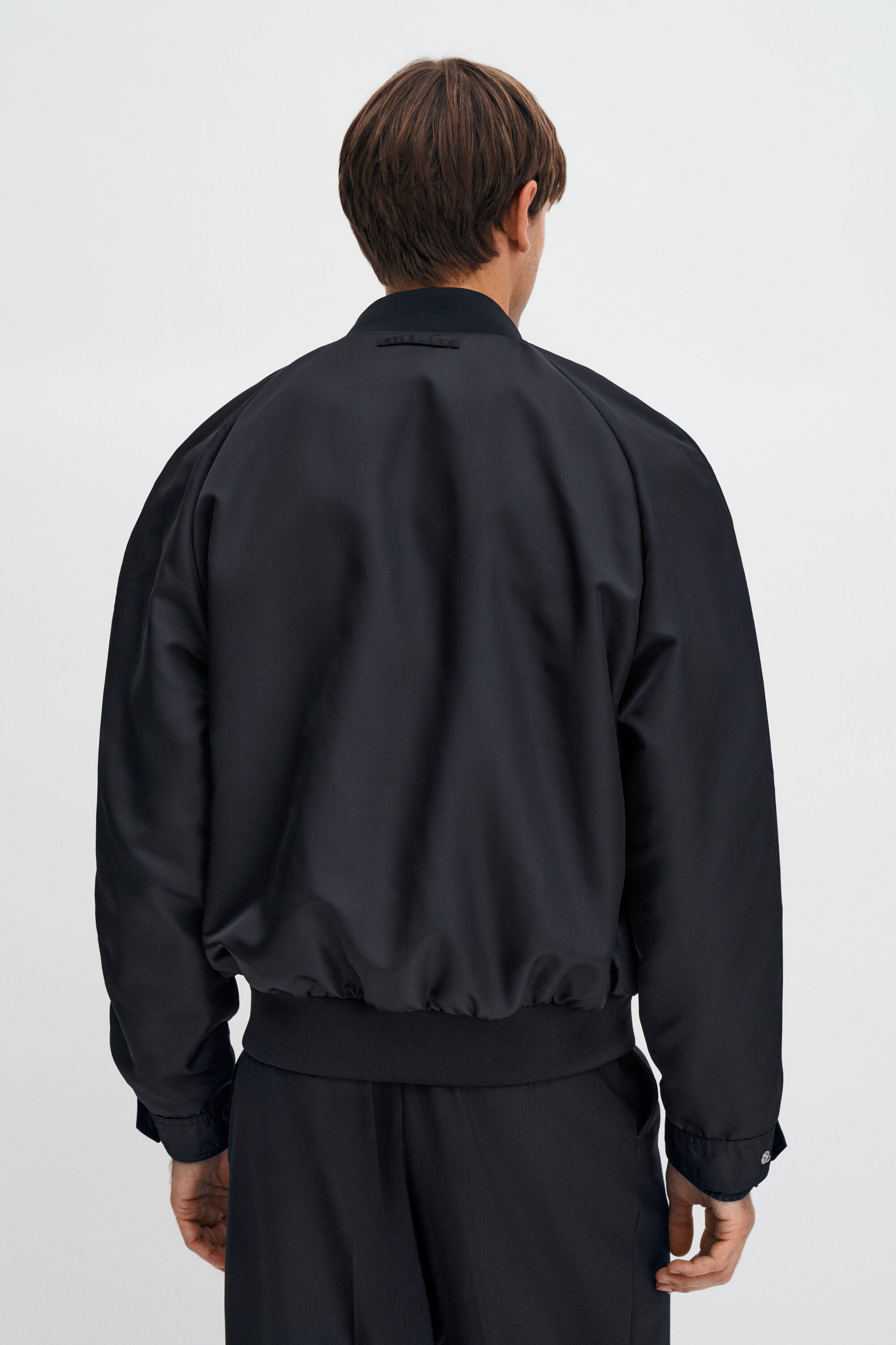 Technical Bomber Jacket - Black | FILIPPA K