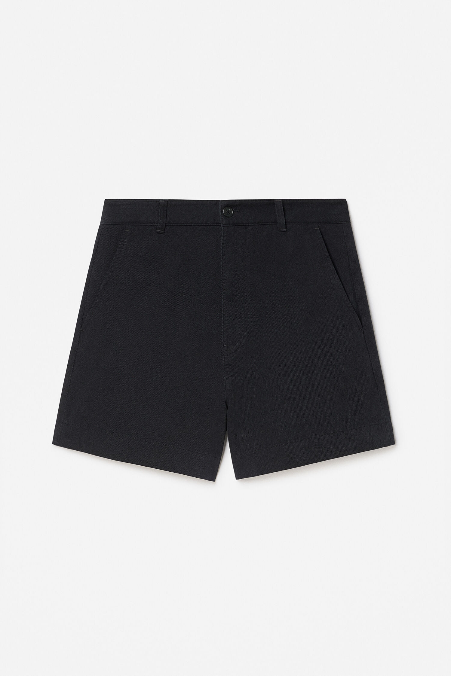 Baggy Cotton Shorts - Washed Black | FILIPPA K