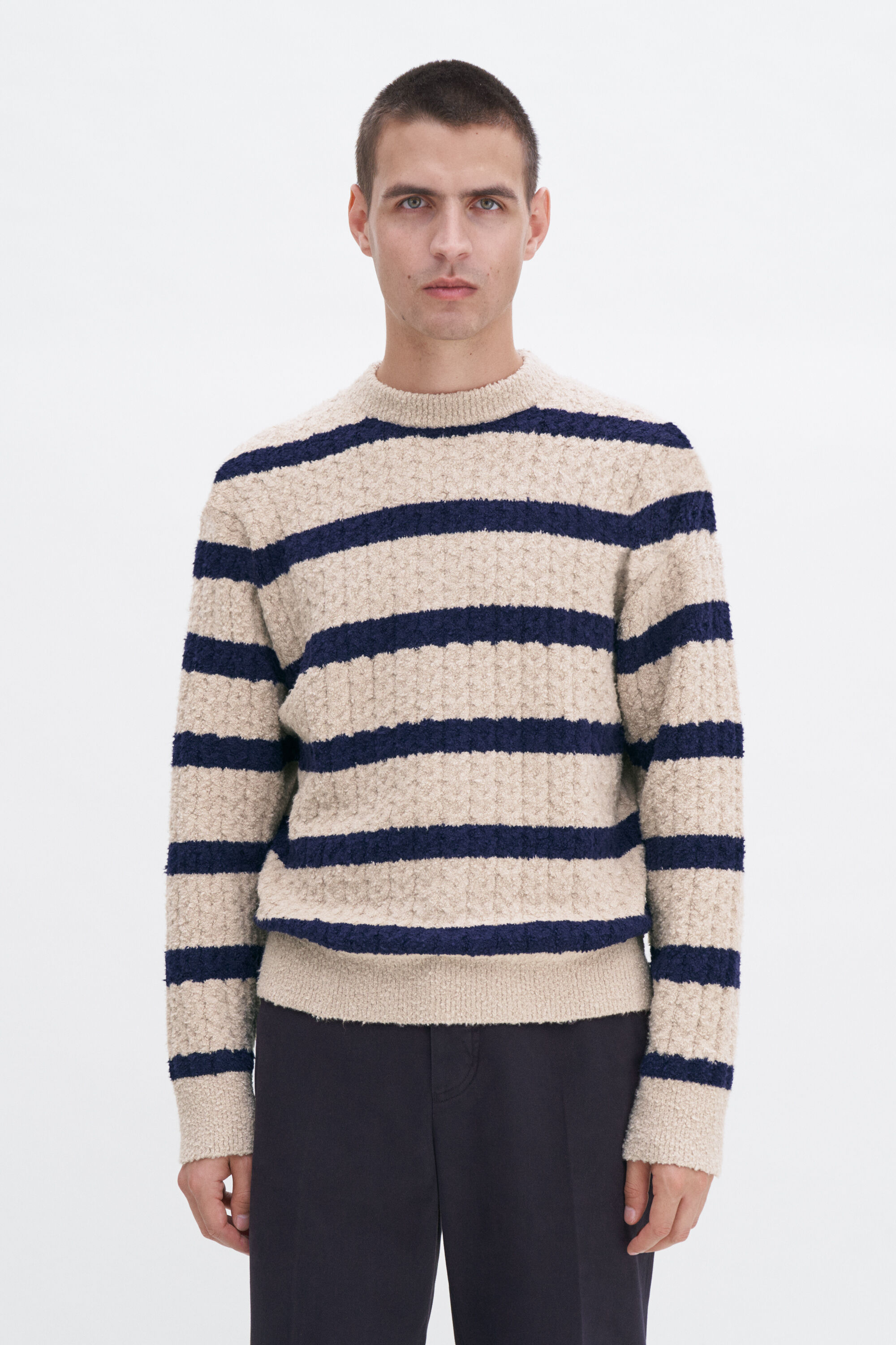 【FILIPPA K/フィリッパ コー】structure sweater FILIPPA K TOP STRUCTURE YAK MID G