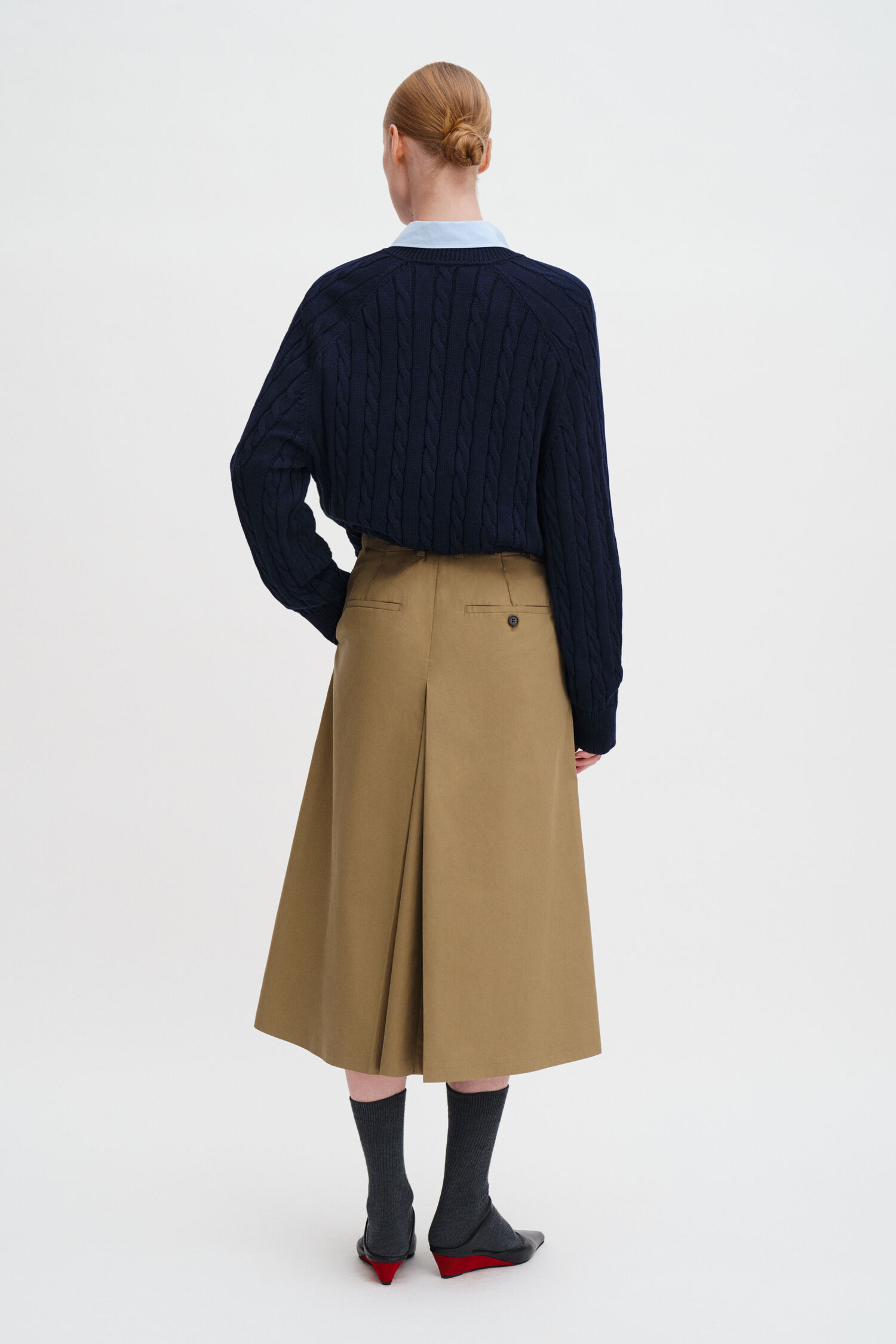 Box Pleat Skirt