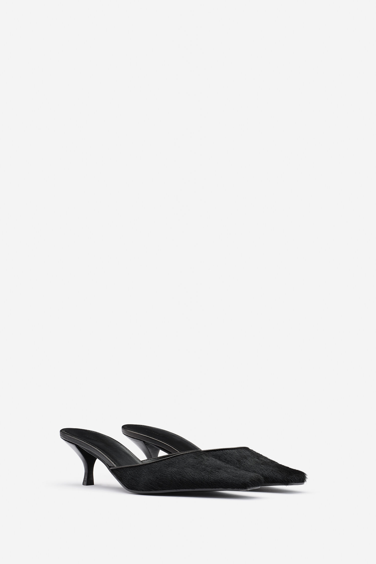 Square Slip-In Kitten Heels