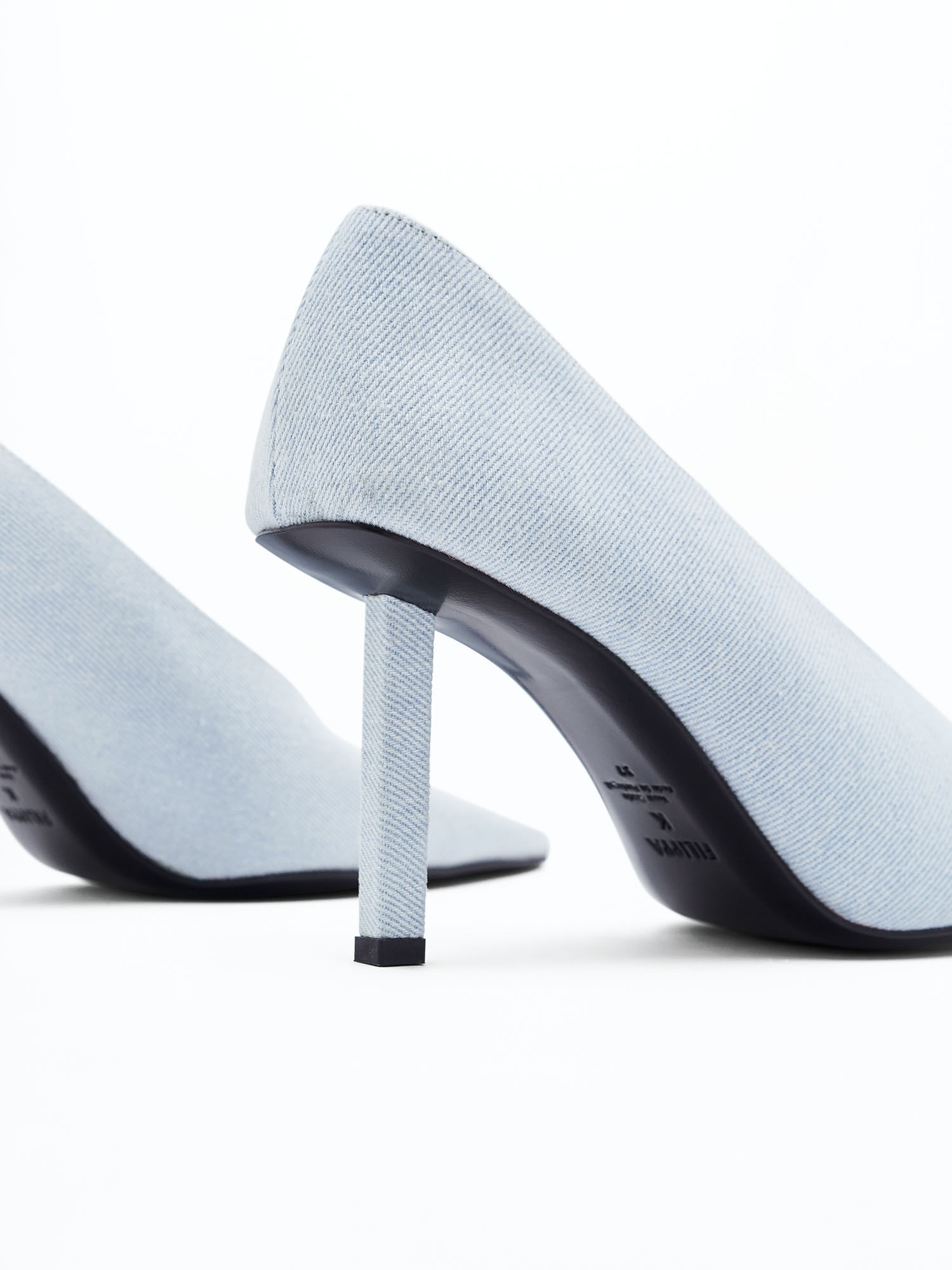 Pointy High Pumps Light Blue Filippa K
