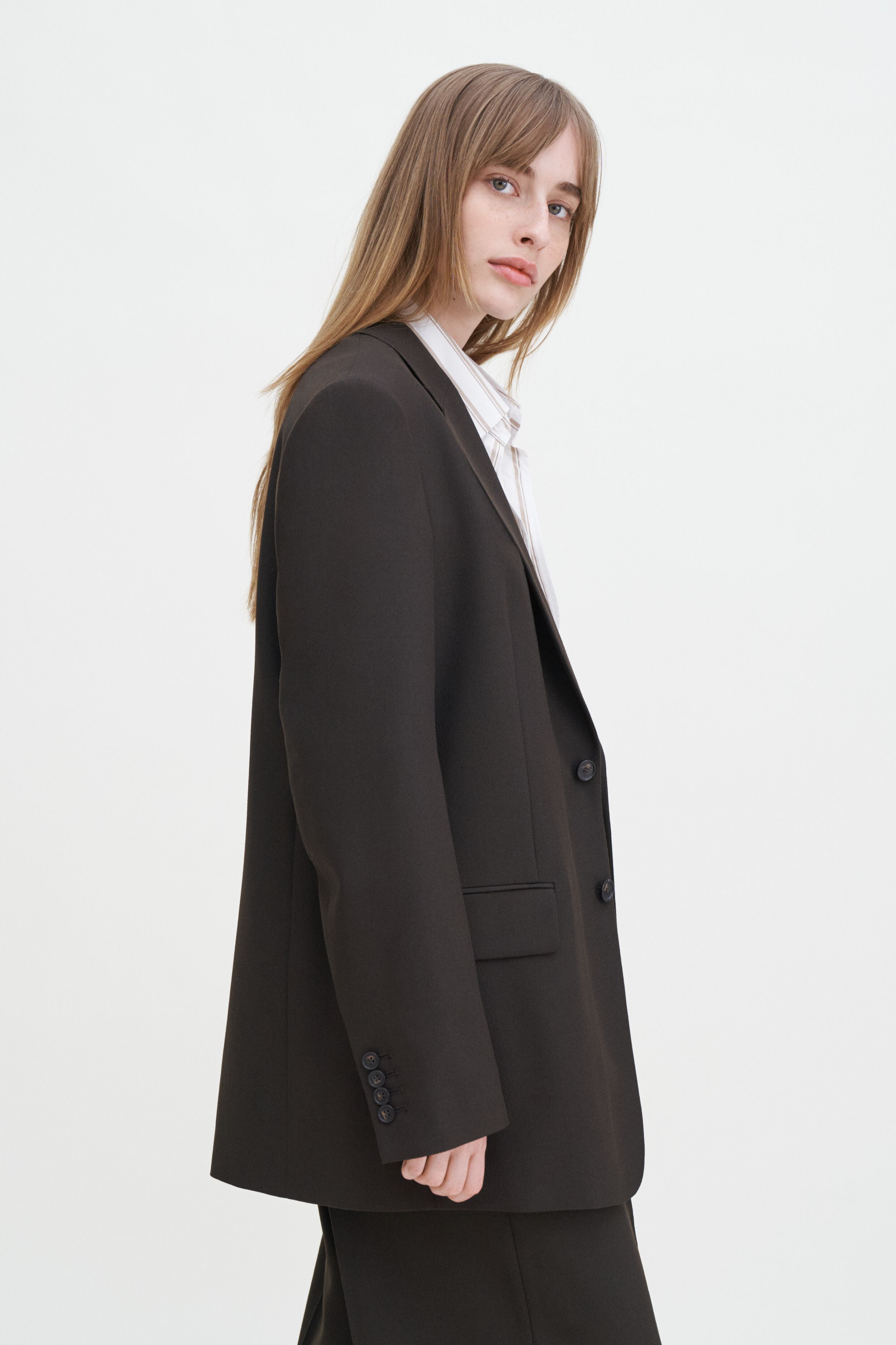 Davina Oversized Blazer - Dark Chocolate | Filippa K