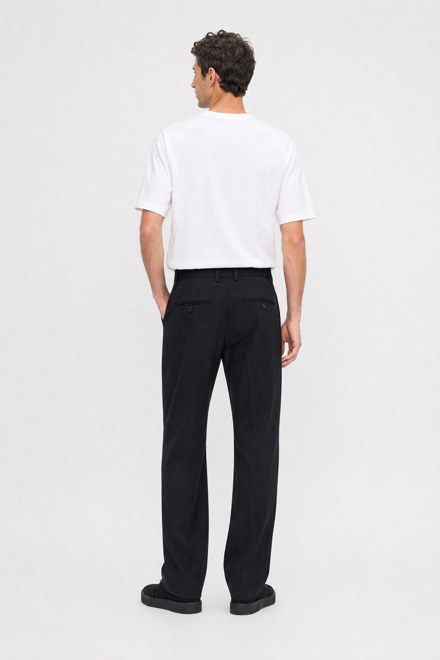 Bootcut Zip Trousers