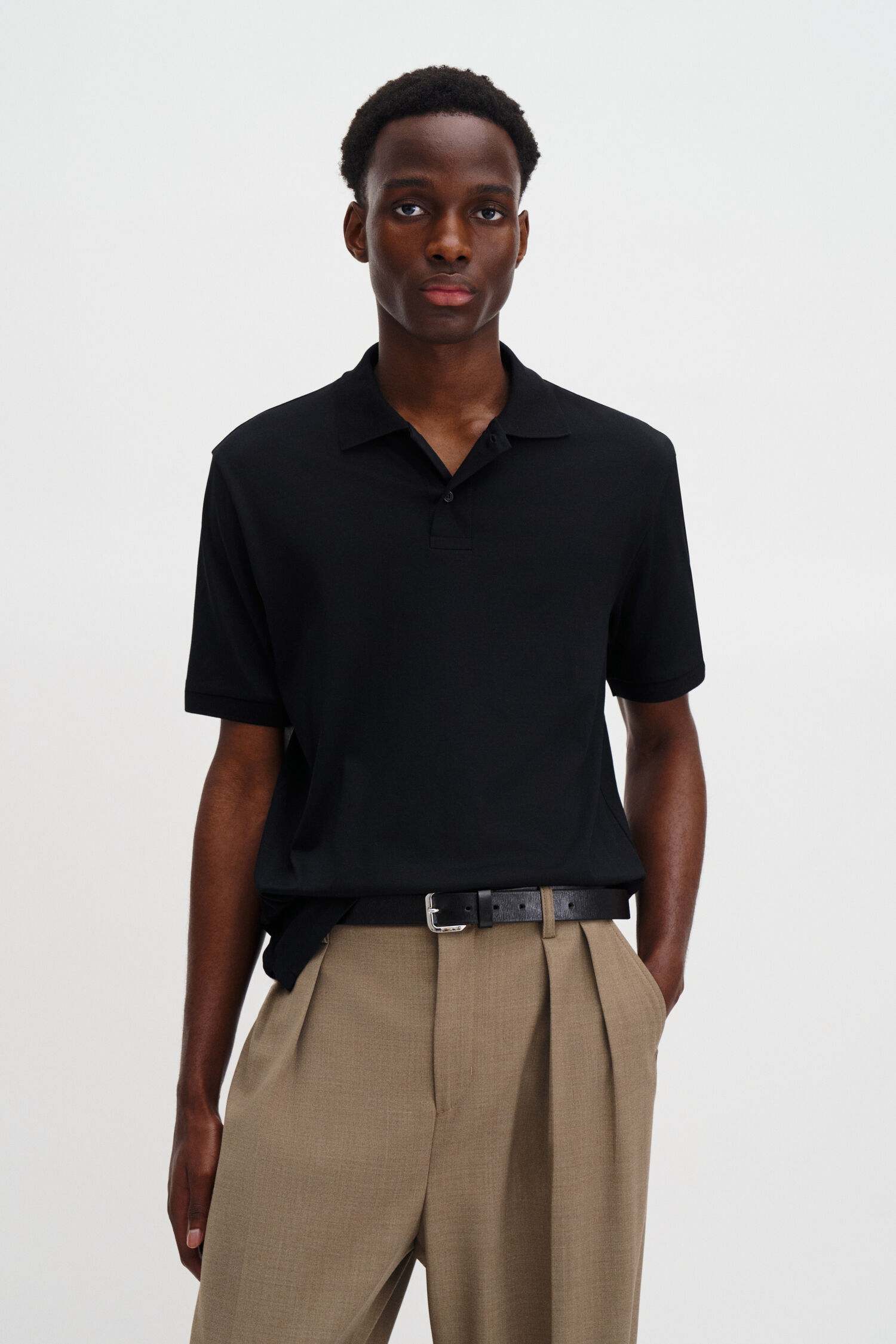 Technical Cotton Polo Shirt