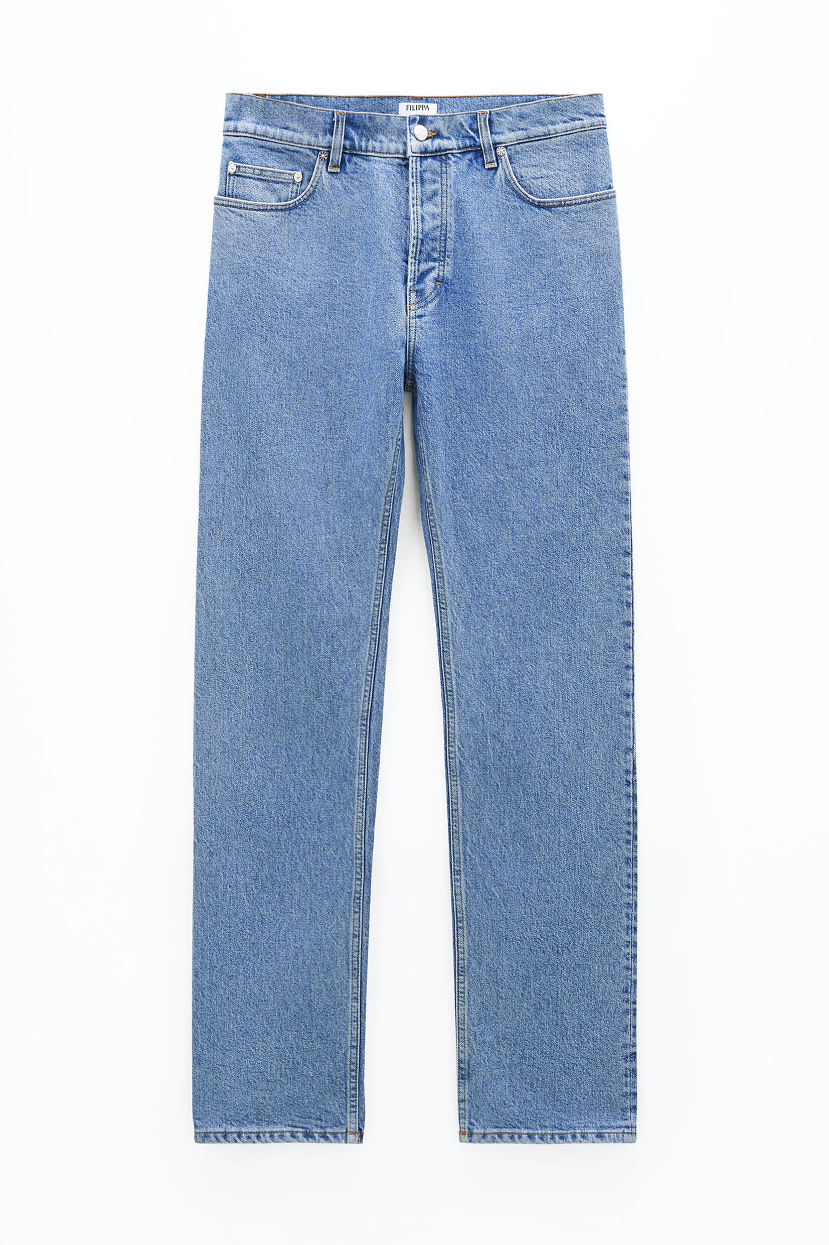 Classic Straight Jeans - Allover Stone
