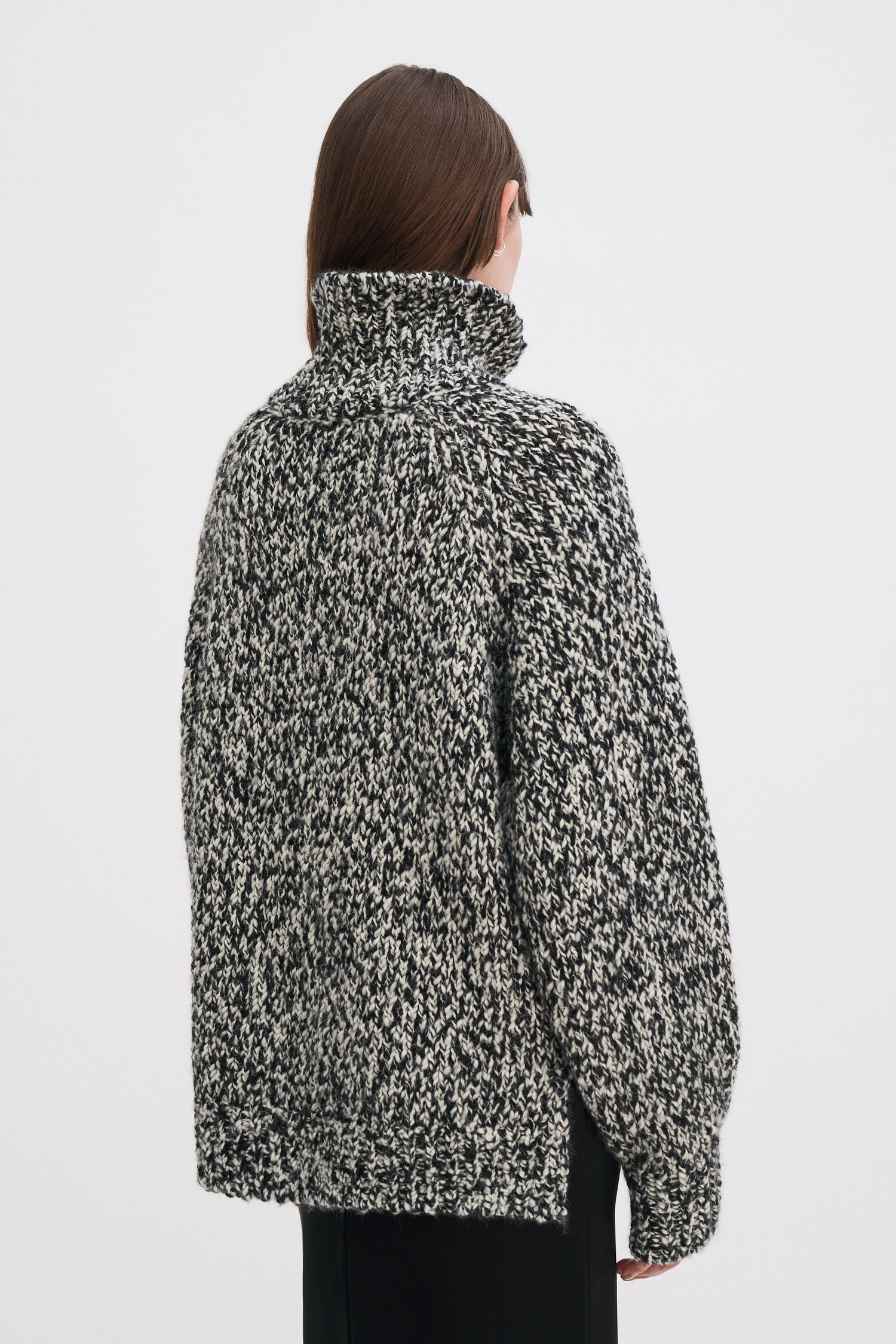 Wool Alpaca Mouliné Sweater