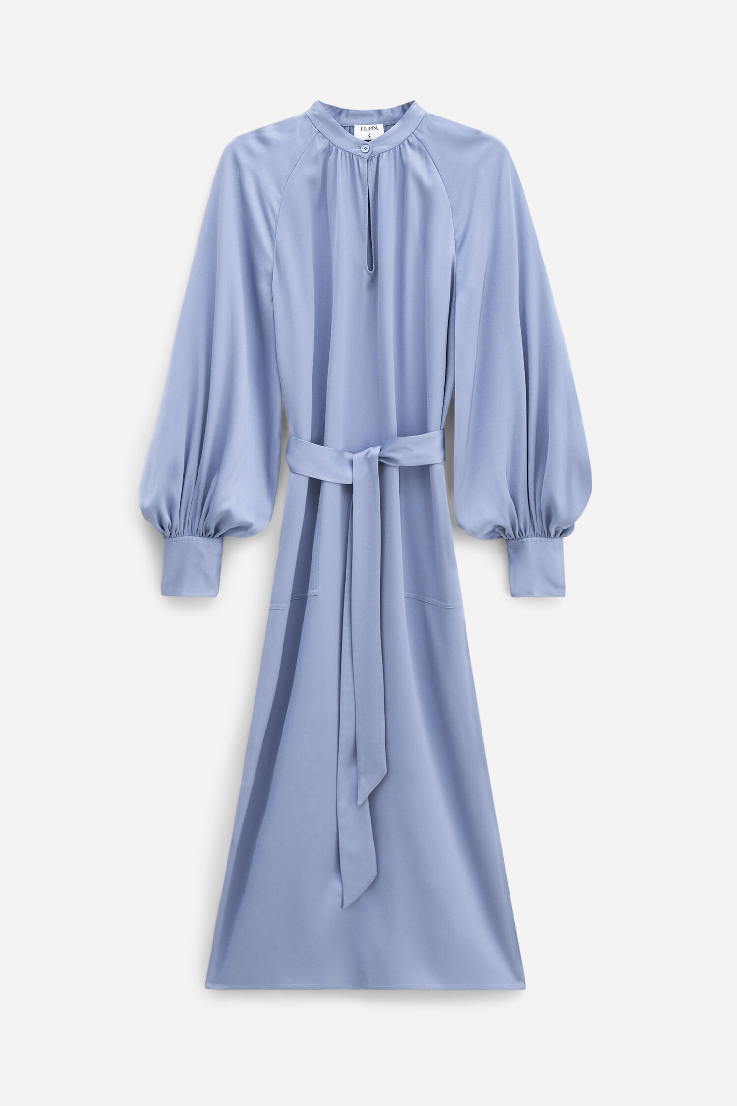 Belted Long Sleeve Dress