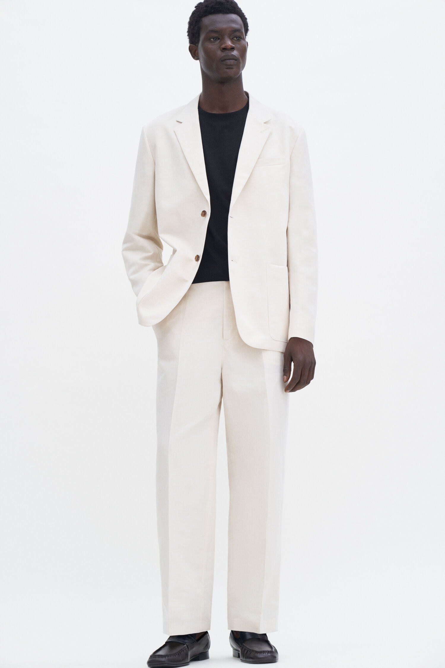 Oversized Cropped Work Trouser