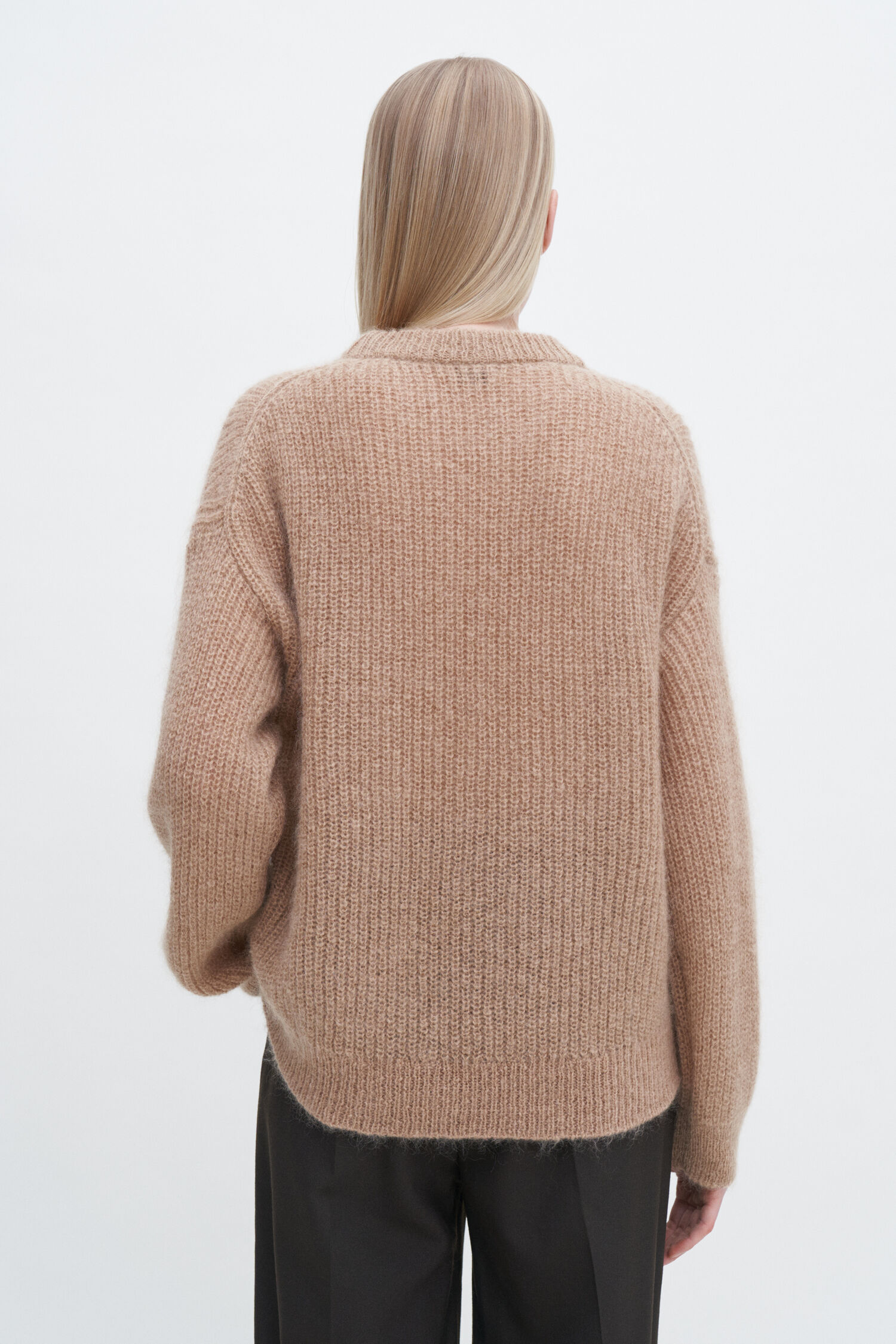Ribbed Mohair Sweater