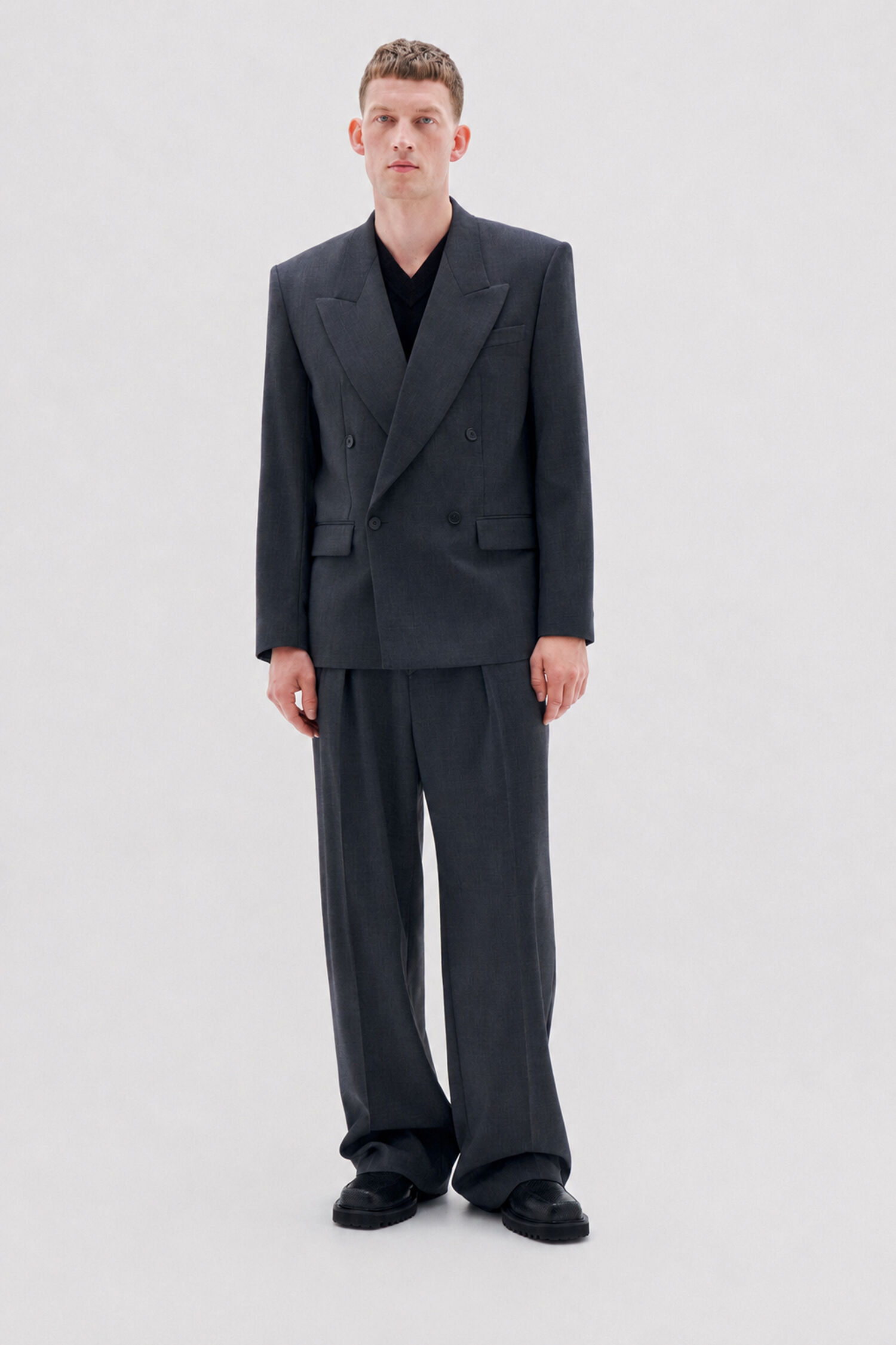 Boxy Wool Blazer