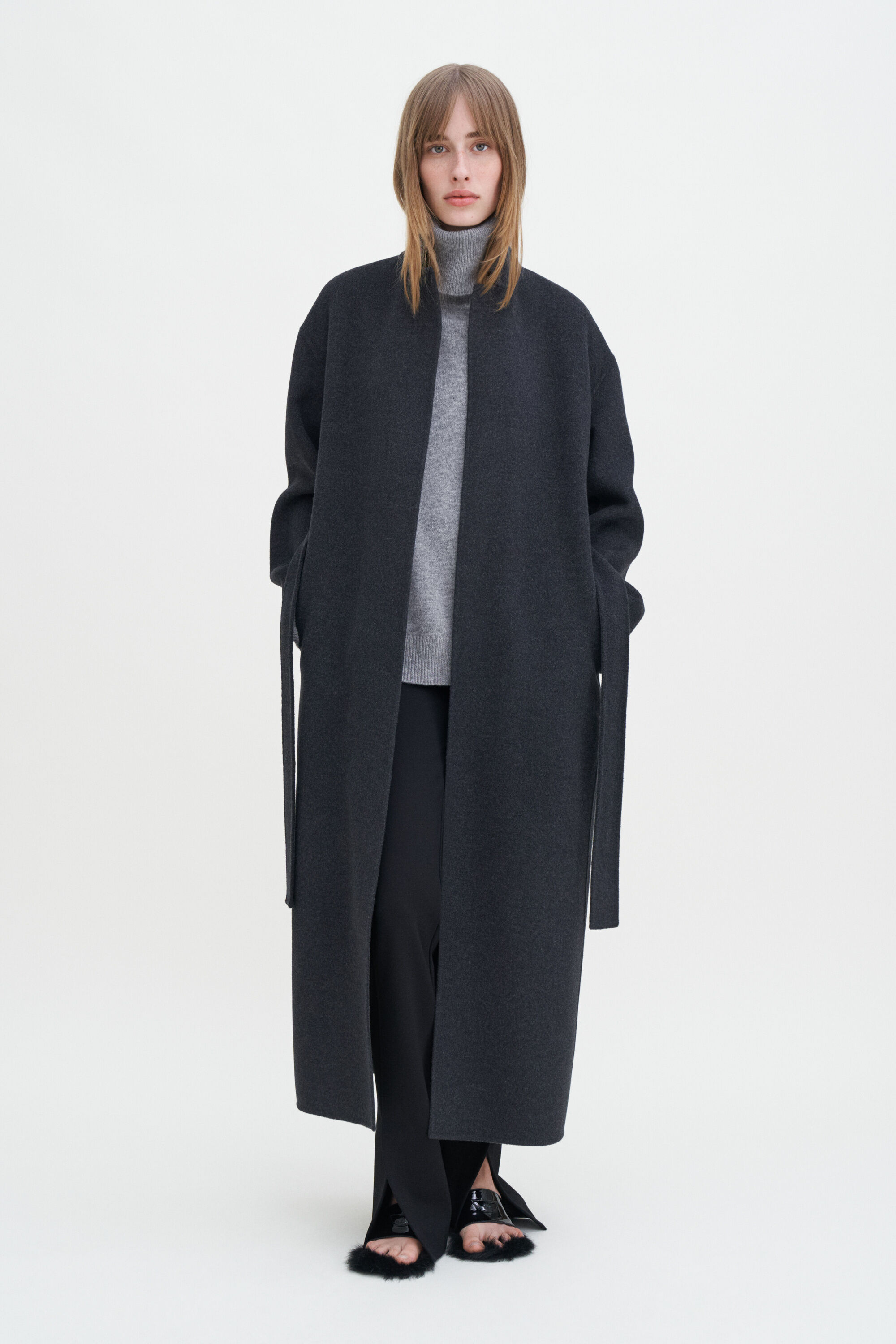 Filippa k parker plush wool coat top