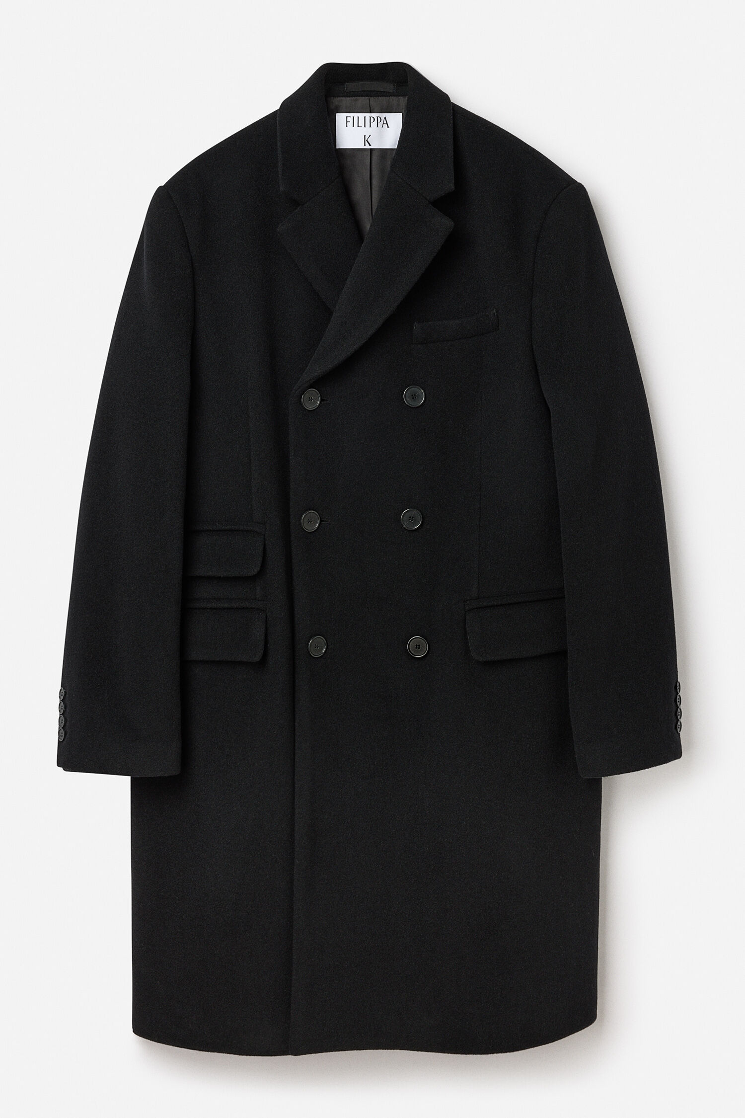 Patrick Overcoat - Black | FILIPPA K