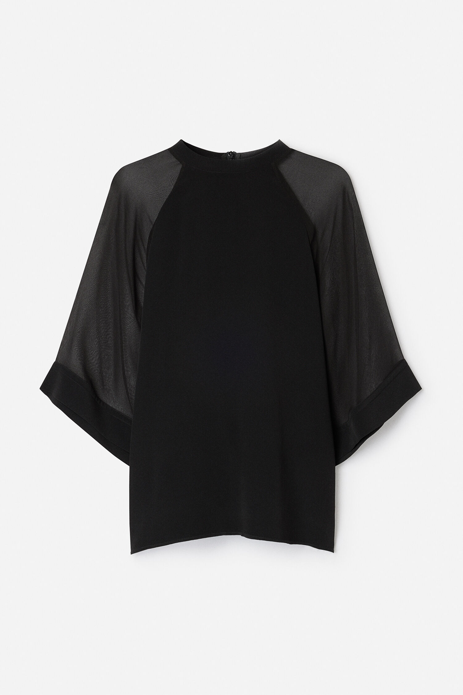 Sheer Raglan Blouse